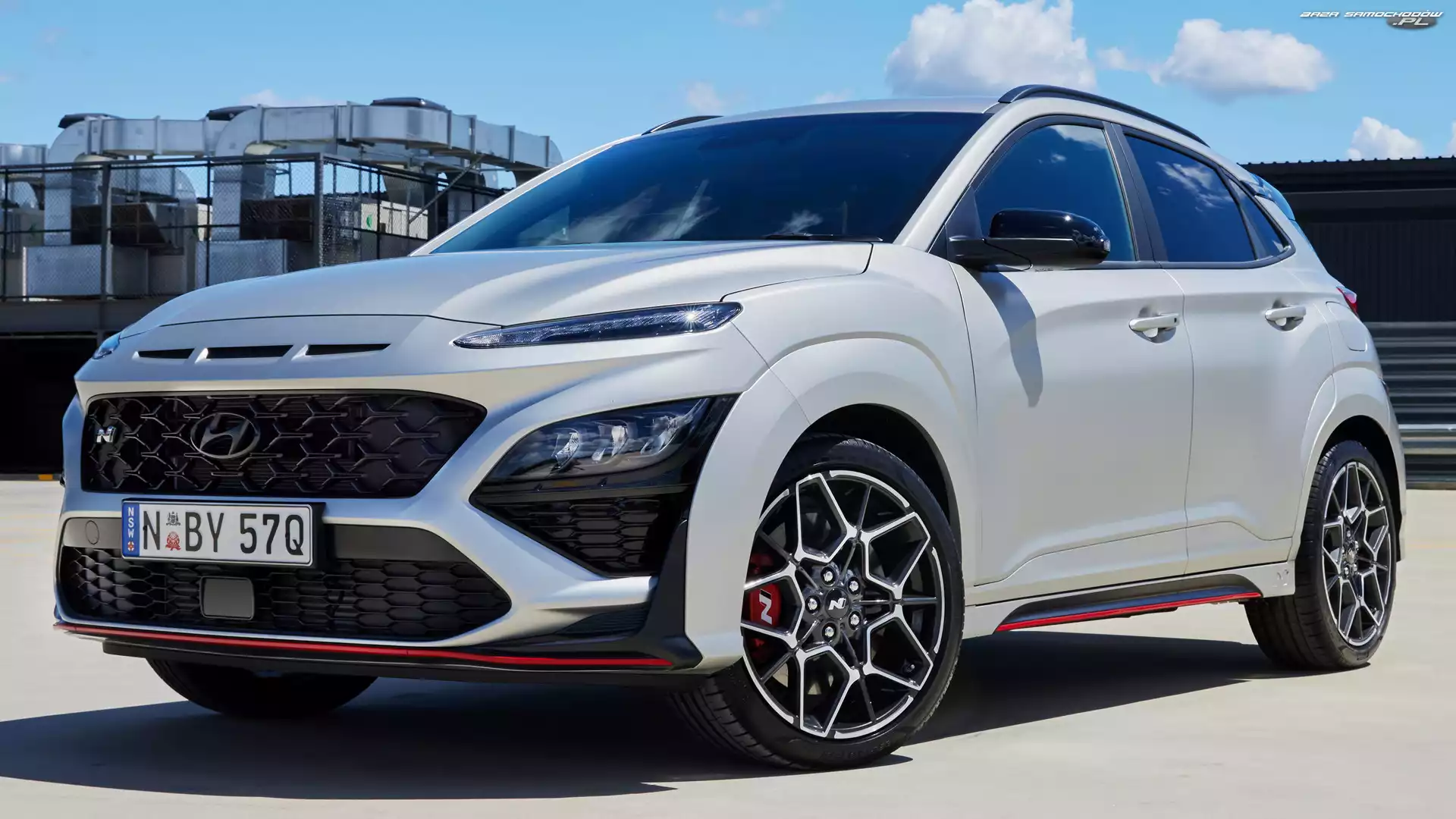 N, Biały, Hyundai Kona