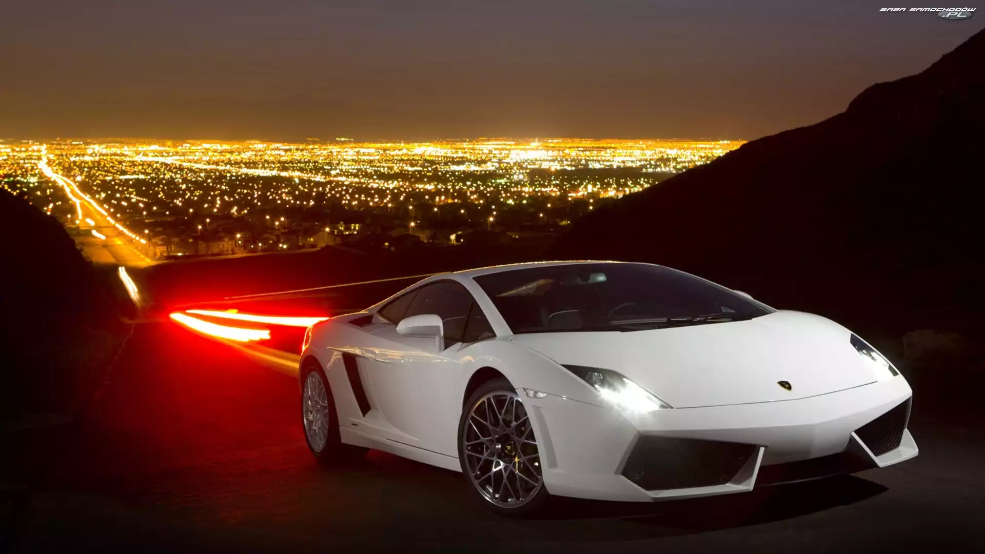Lamborghini Gallardo, Droga, Biały, LP560