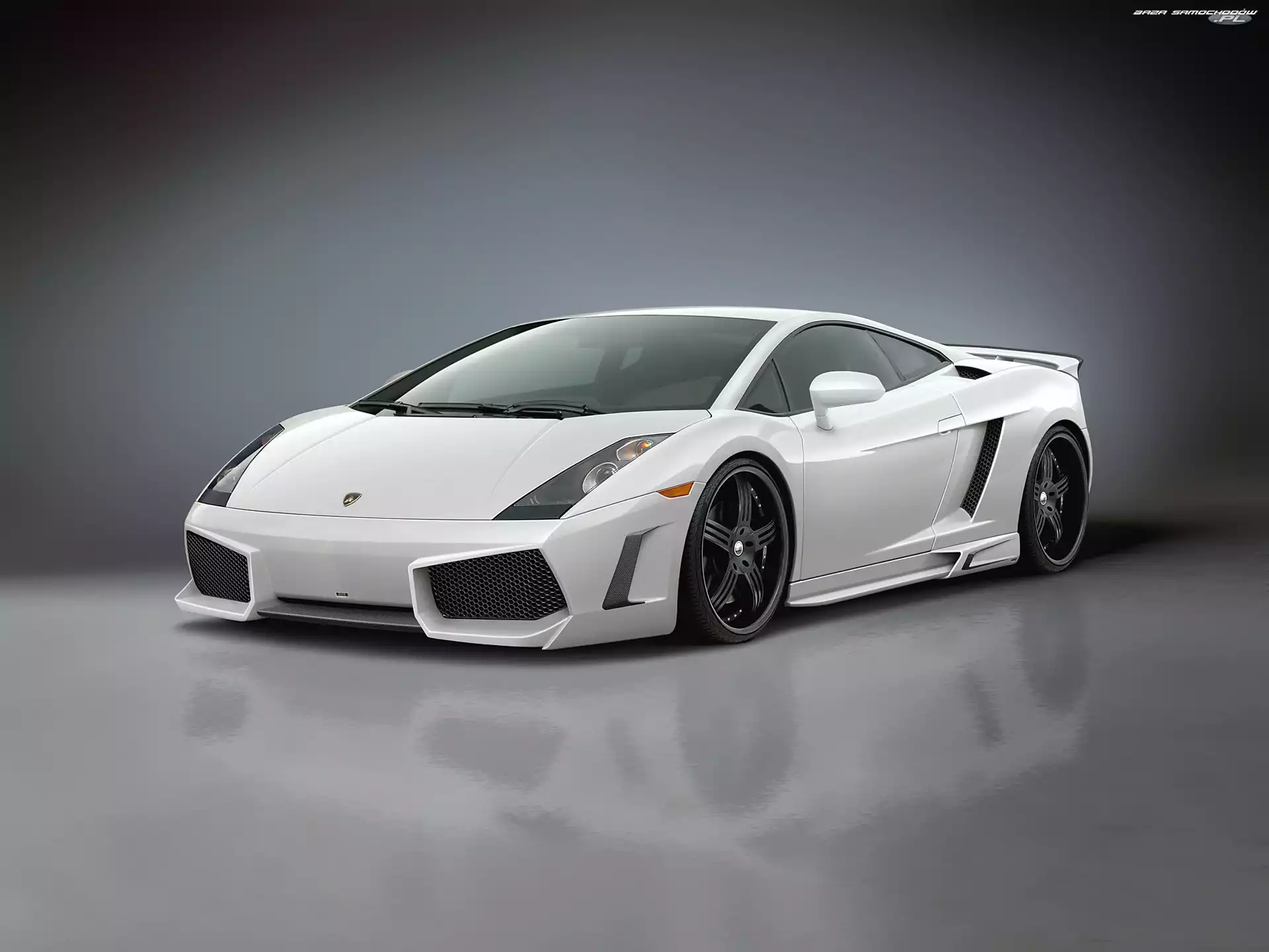 Lamborghini Gallardo, Zawiezenie, Biały, Sportowe