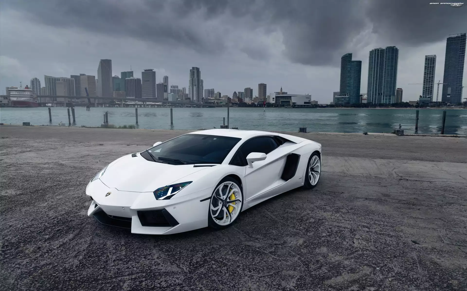 Miasto, Lamborghini, Aventador
