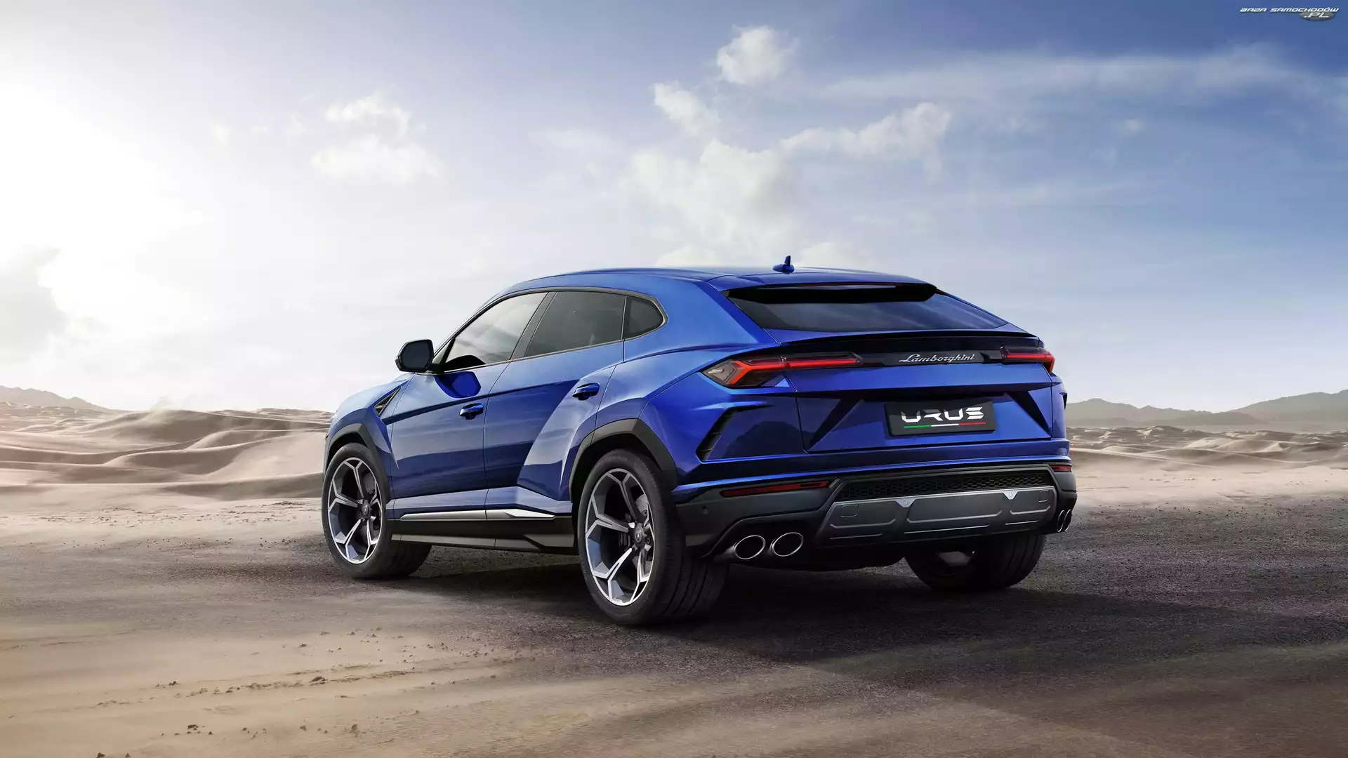 Lamborghini Urus, 2018, Niebieskie, SUV