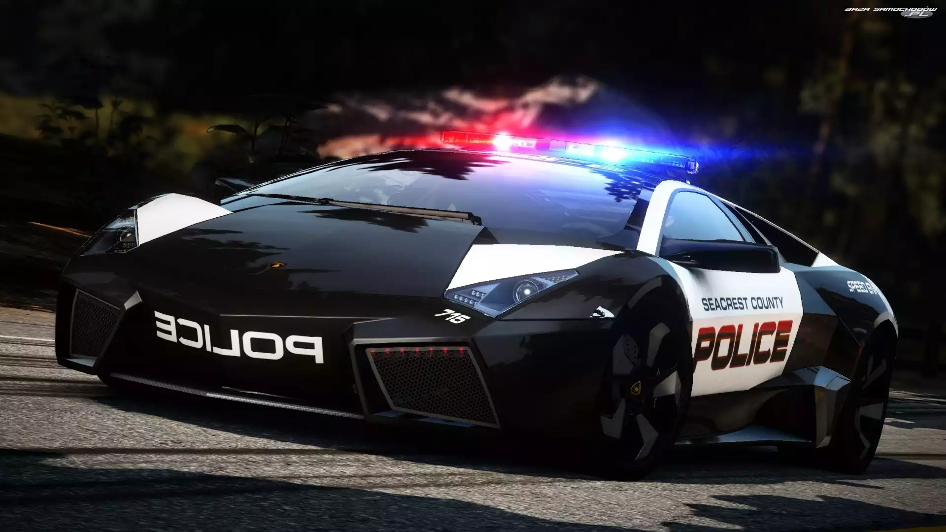 Policja, Lamborghini, Aventador