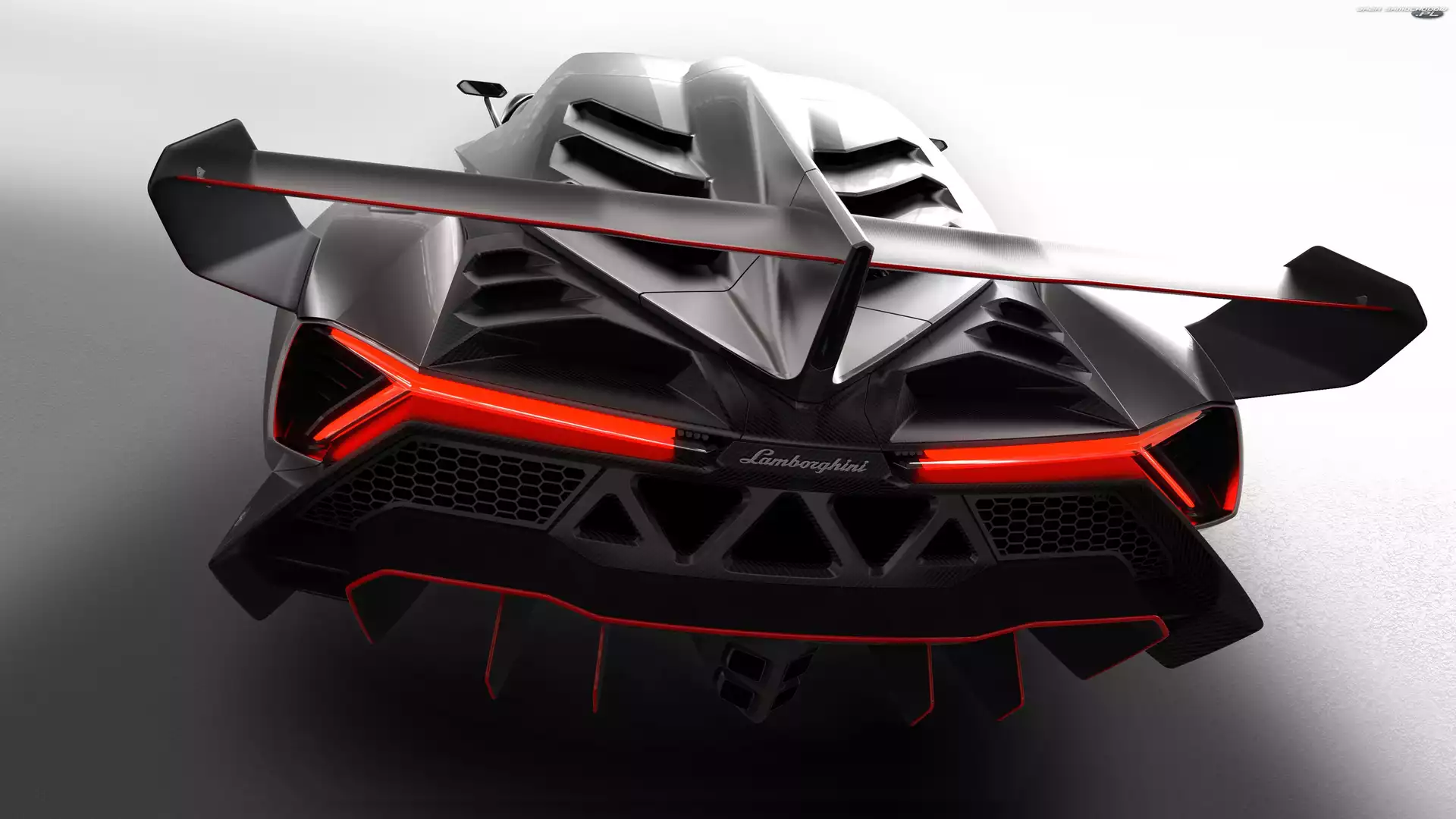 tył, Lamborghini, Veneno