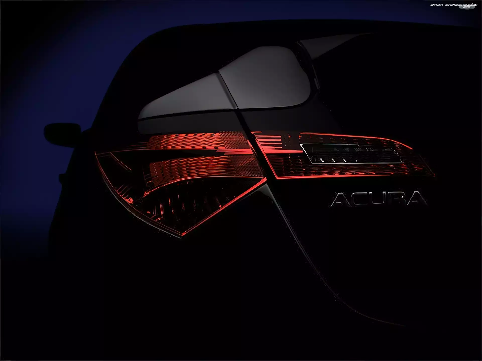 Lampa, Logo, Acura ZDX, Tył