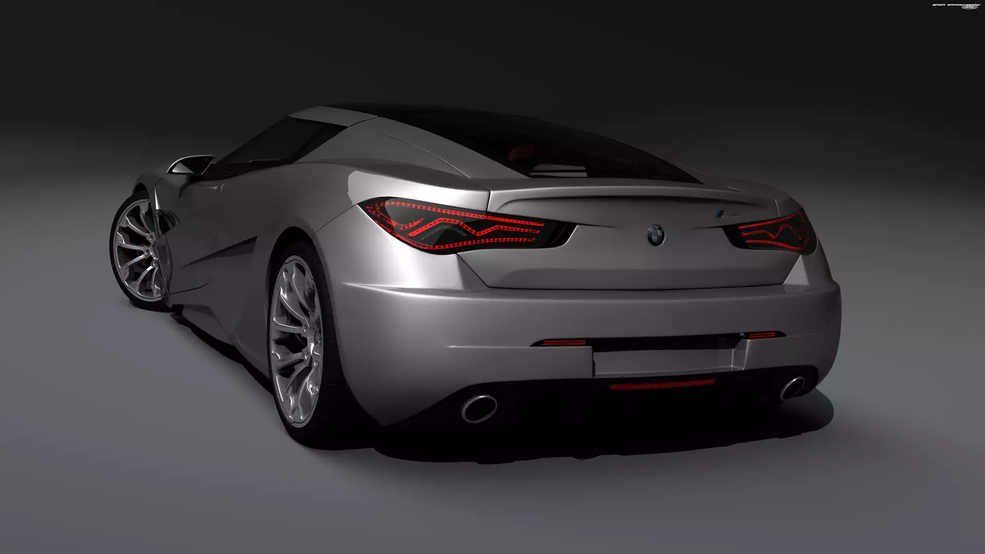 lampy LED, BMW M9, tył