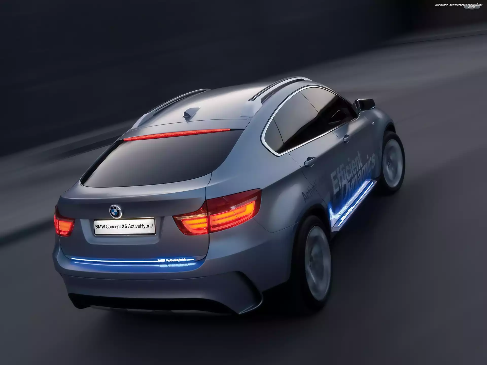 Lampy, BMW X6, Neonowe