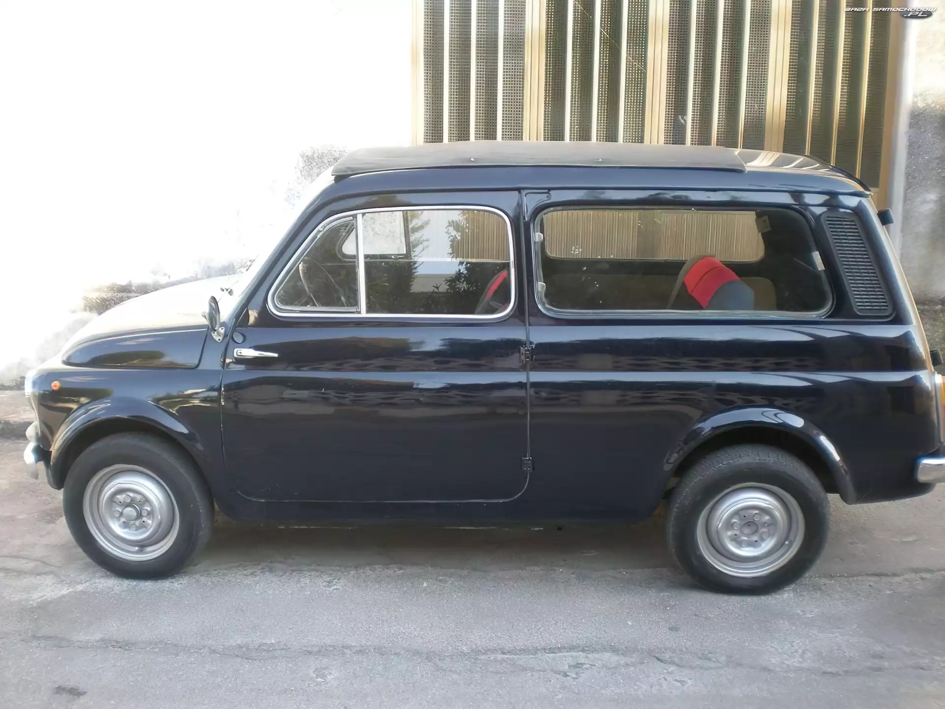Czarny, Lewy, Autobianchi A500, Bok