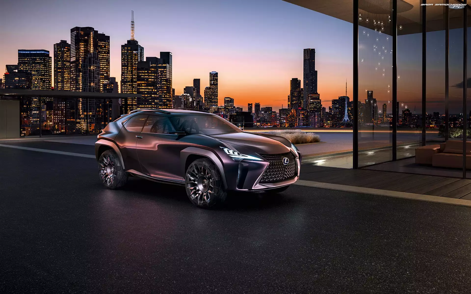 Wieżowce, Lexus UX, Cocept