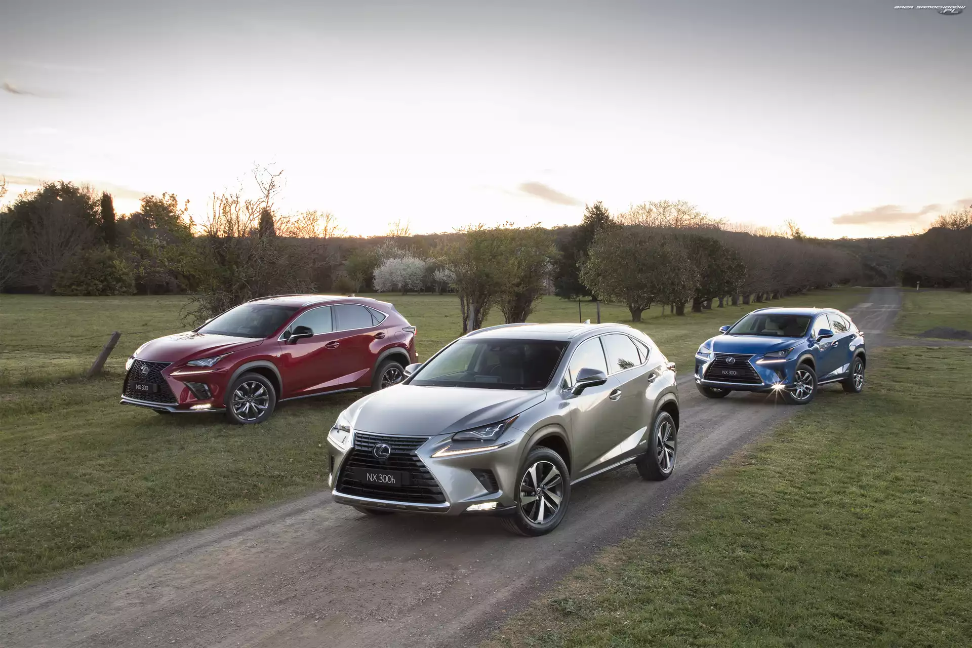 Lexus NX, Trzy, Samochody