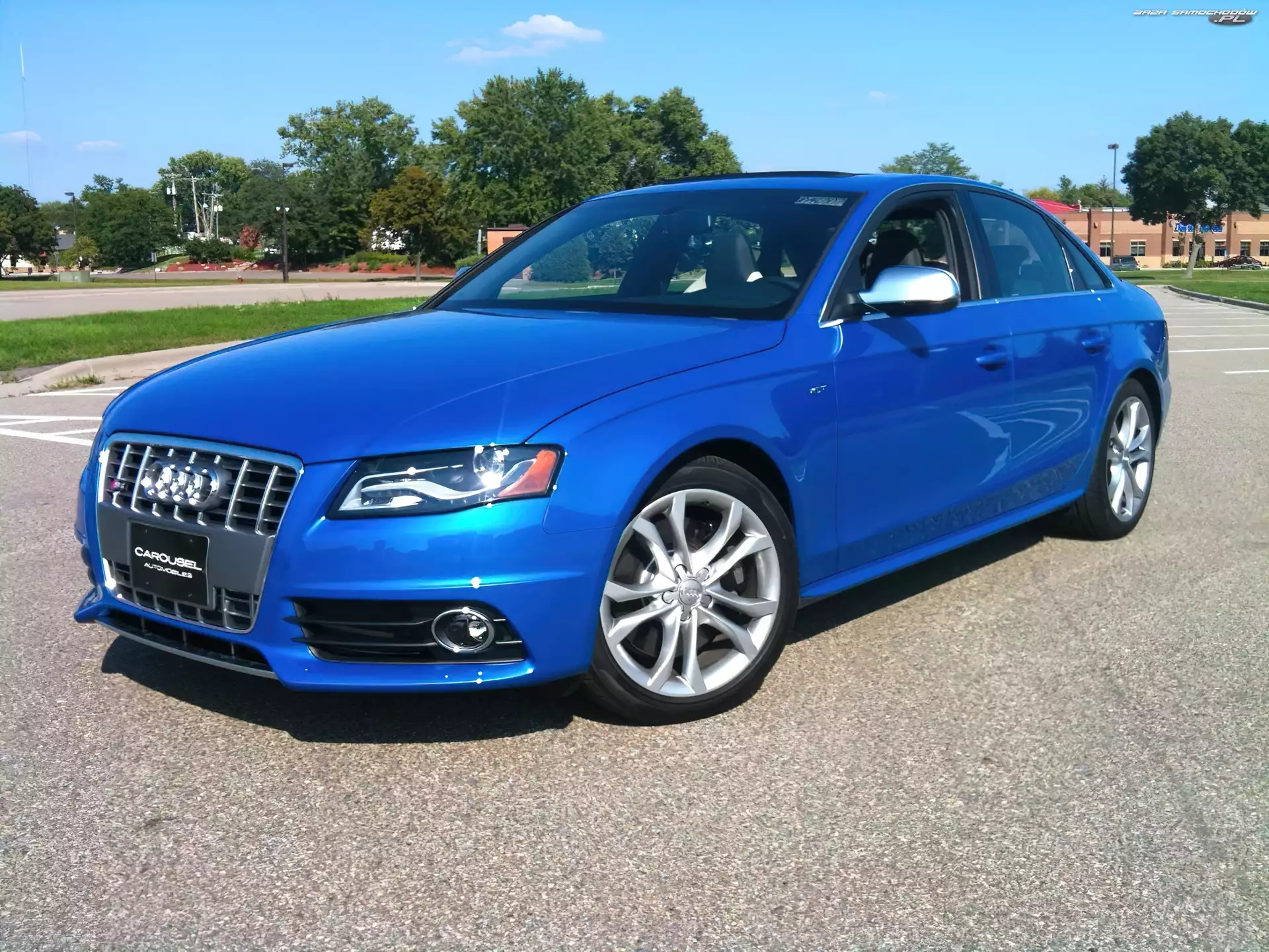 Lusterka, Niebieskie, Audi A4 B8