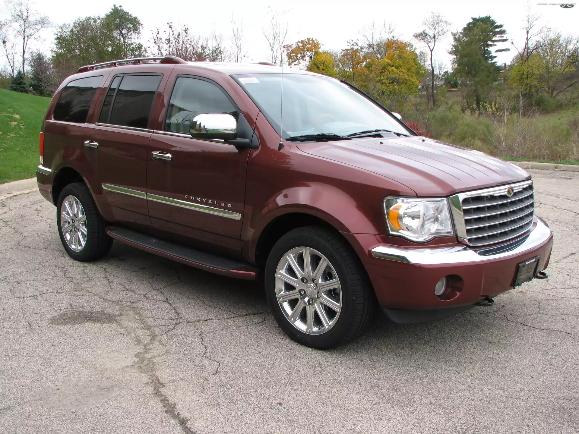 Lusterka, Chrysler Aspen, Chromowane
