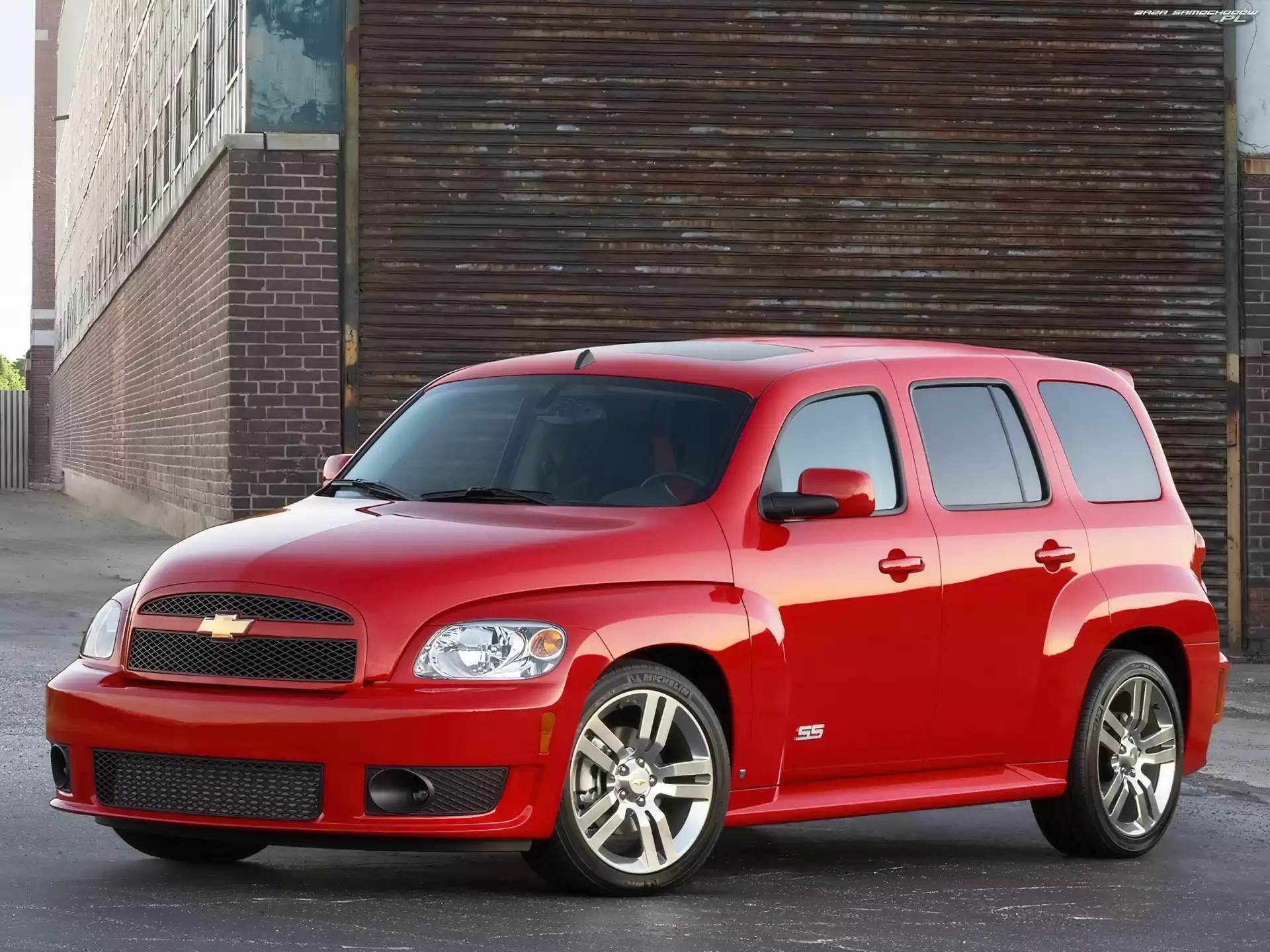 Chevrolet HHR, Lusterka, SS, Emblemat