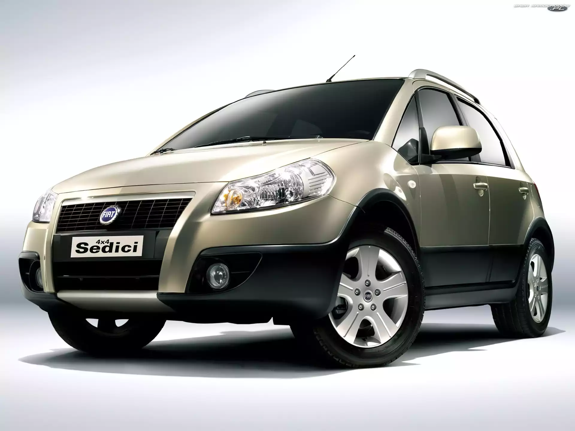 Lusterka, Fiat Sedici, Reflektory