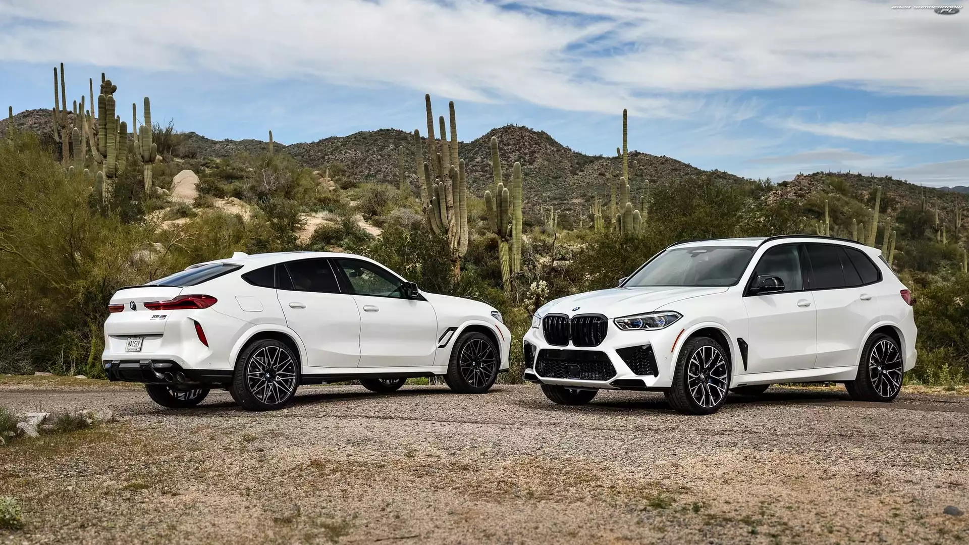 Competition, BMW X5 M, Białe, Dwa, BMW X6 M