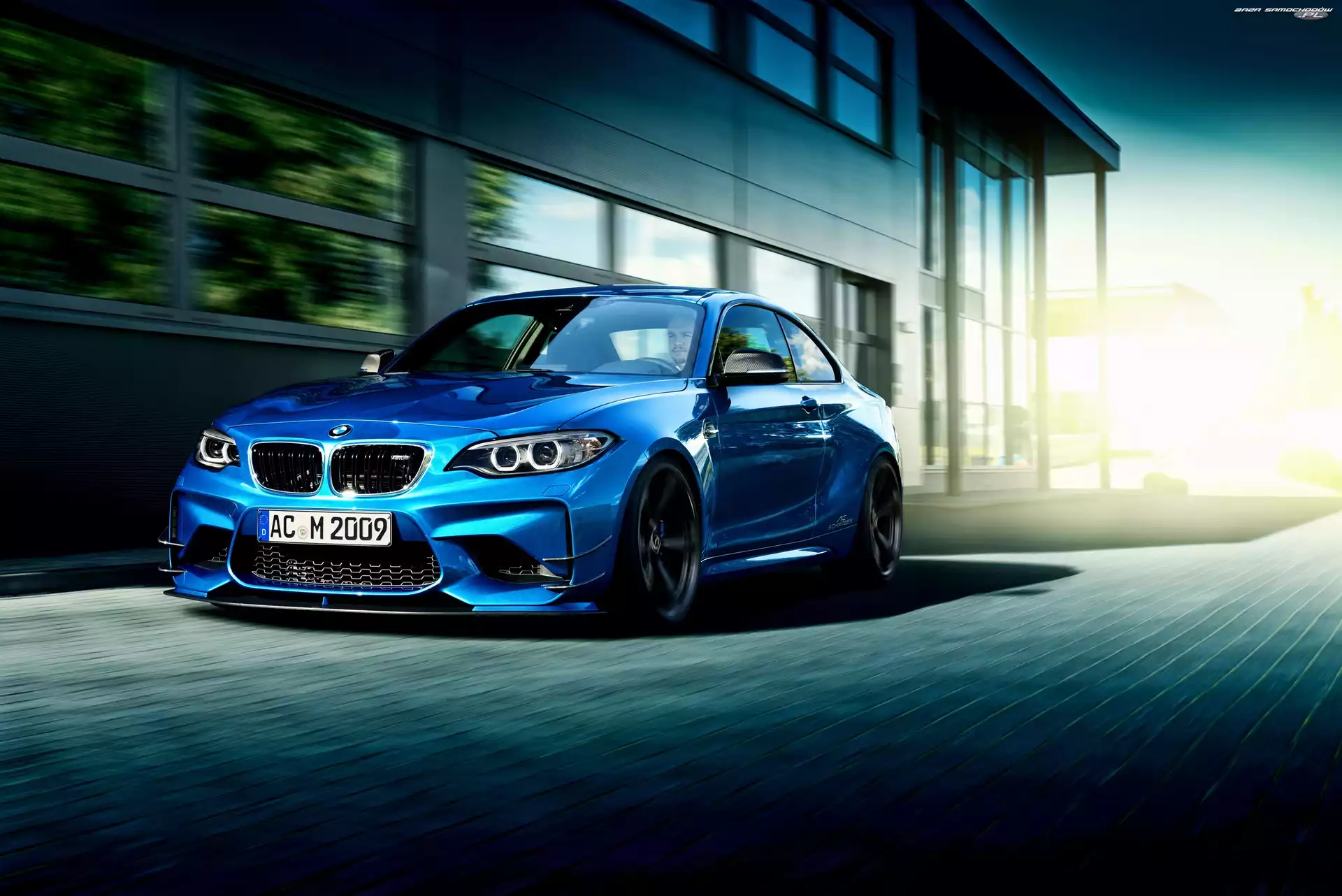 BMW M2 F87, 2015, Niebieskie, AC Schnitzer