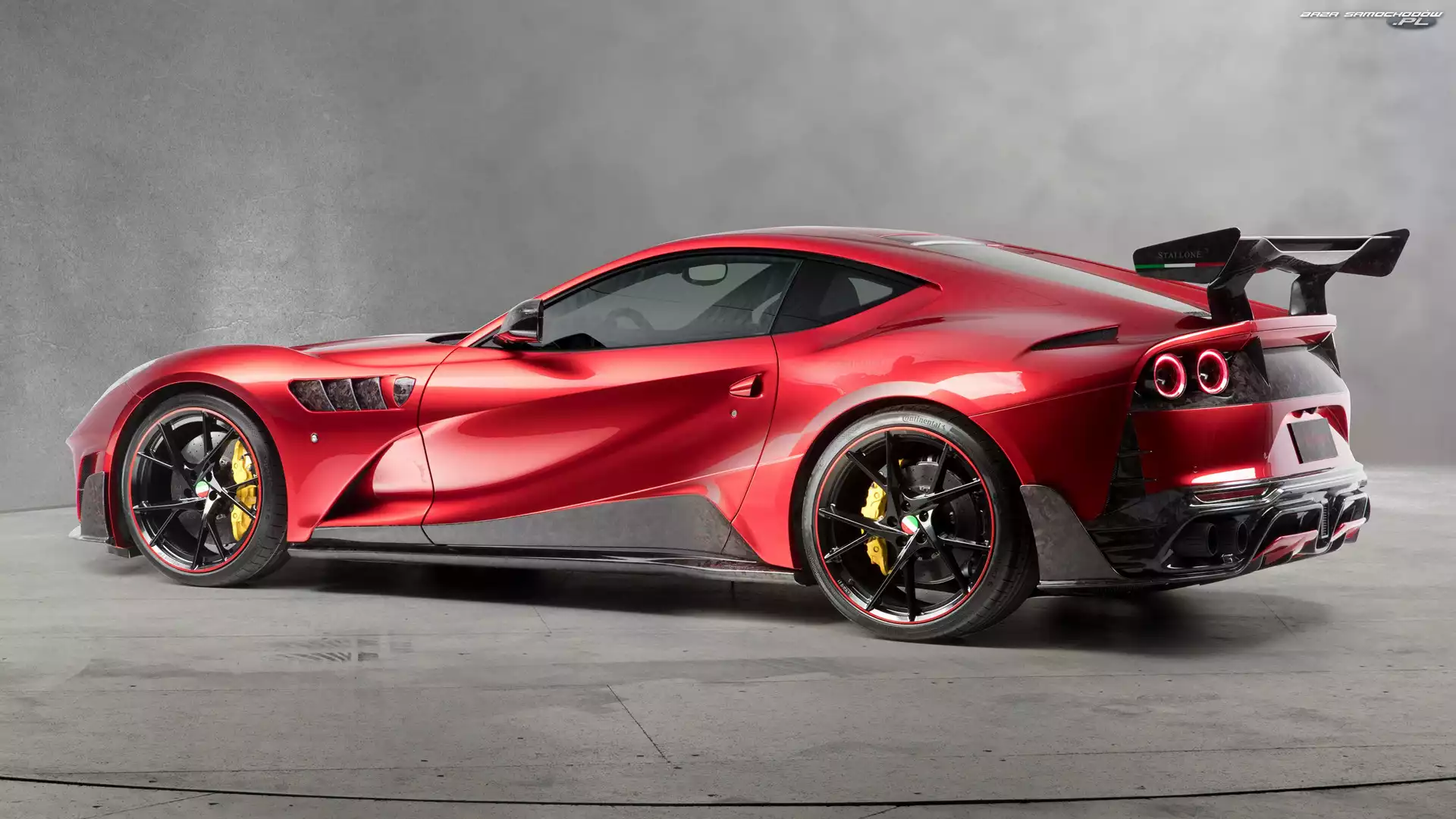 Mansory, Czerwone, Ferrari 812 Superfast Stallone