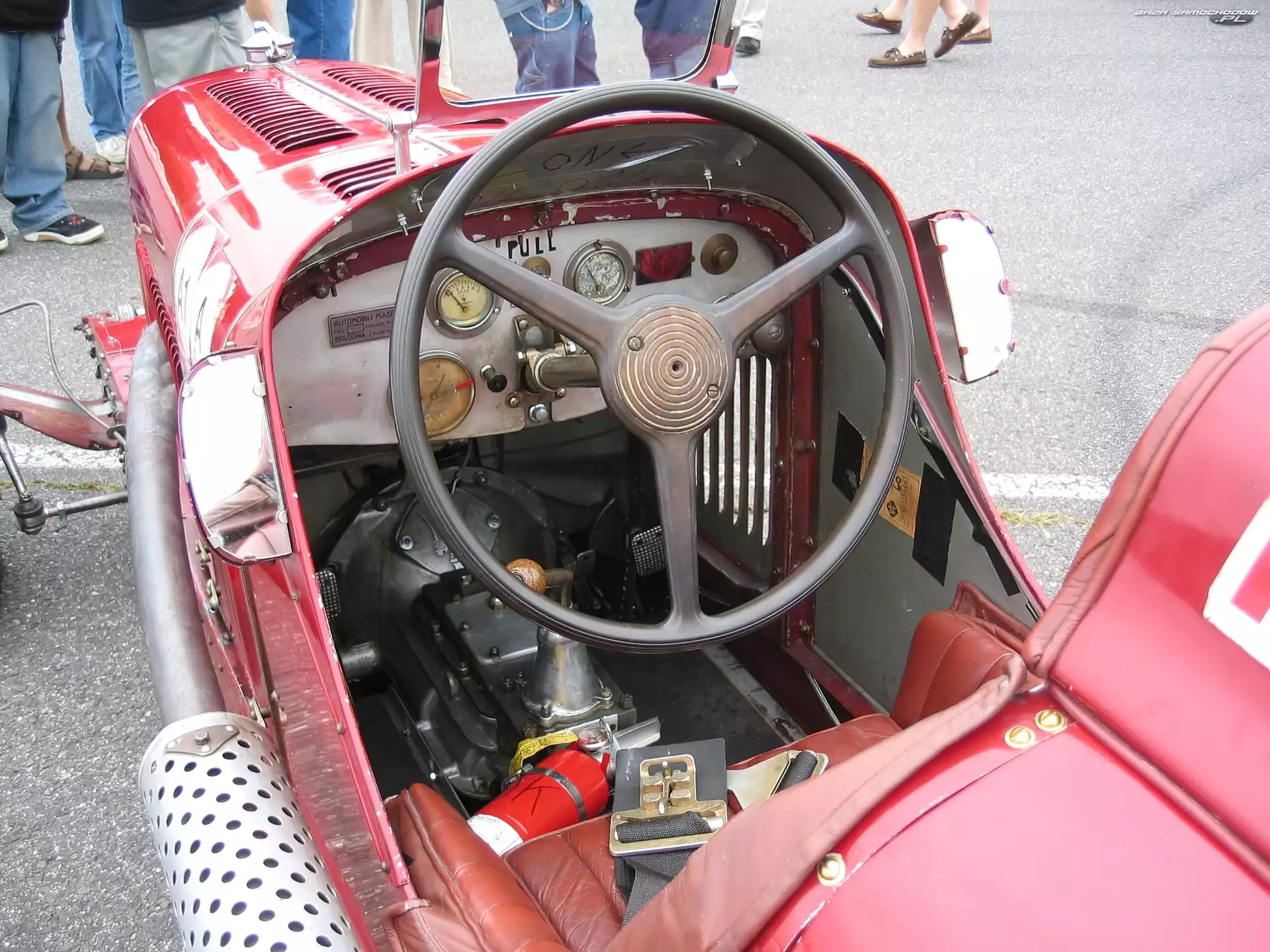 pasy, Maserati, kierownica