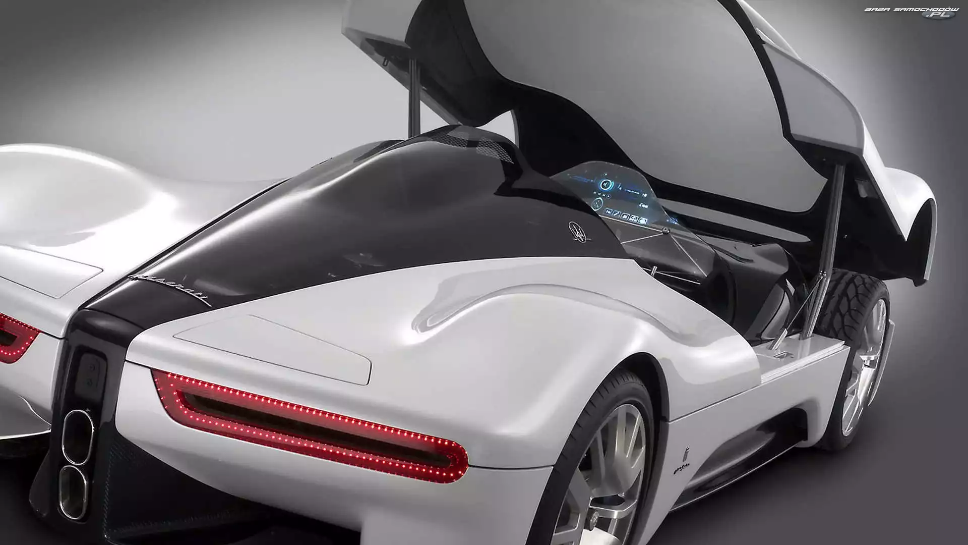 Maserati, Prototyp, Tył, Światła