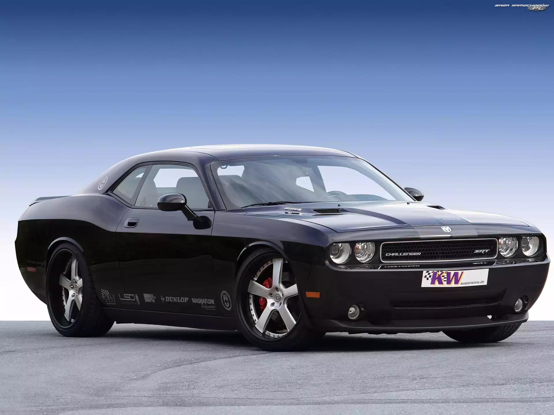 Maska, Czarny, Dodge Challenger