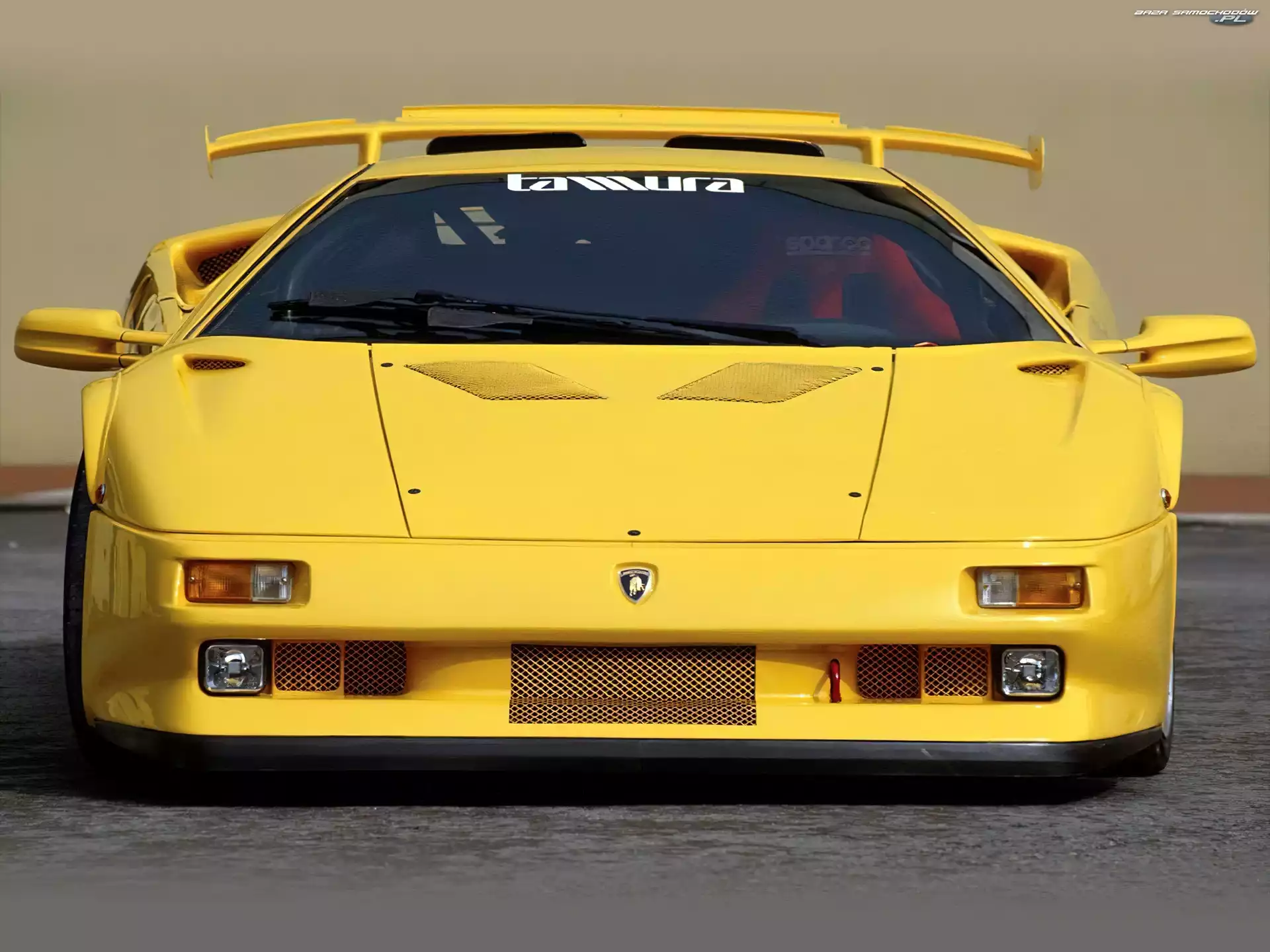 Maska, Przód, Lamborghini Diablo