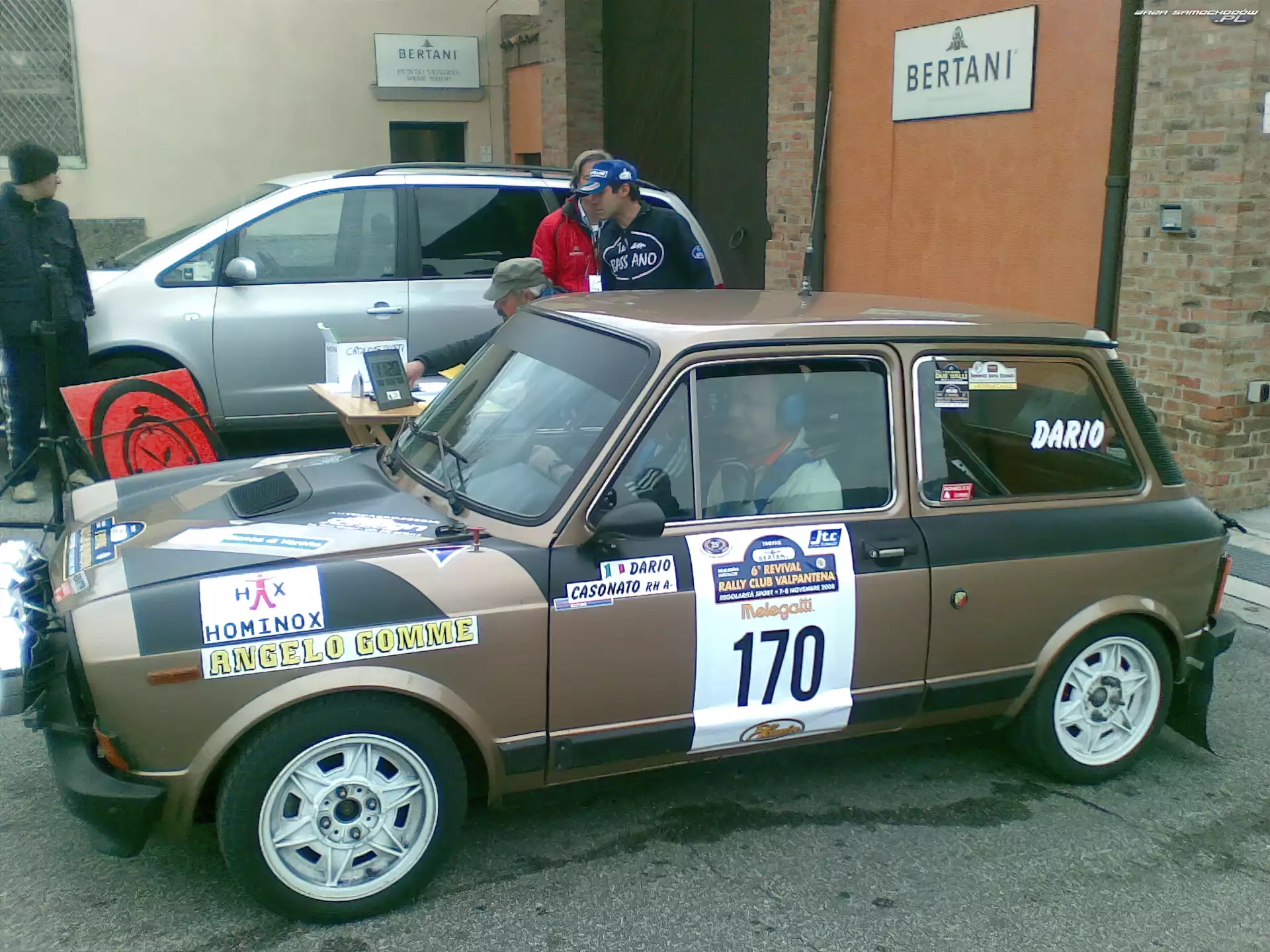 Wlot, Bertani, Maska, Rajdowy, Autobianchi A112