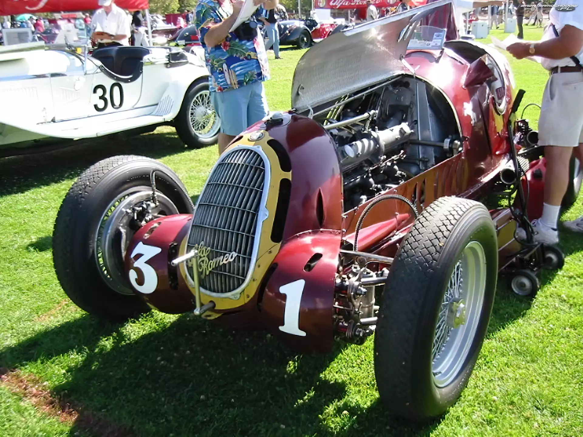 maska, opony , koła , Alfa Romeo, silnik