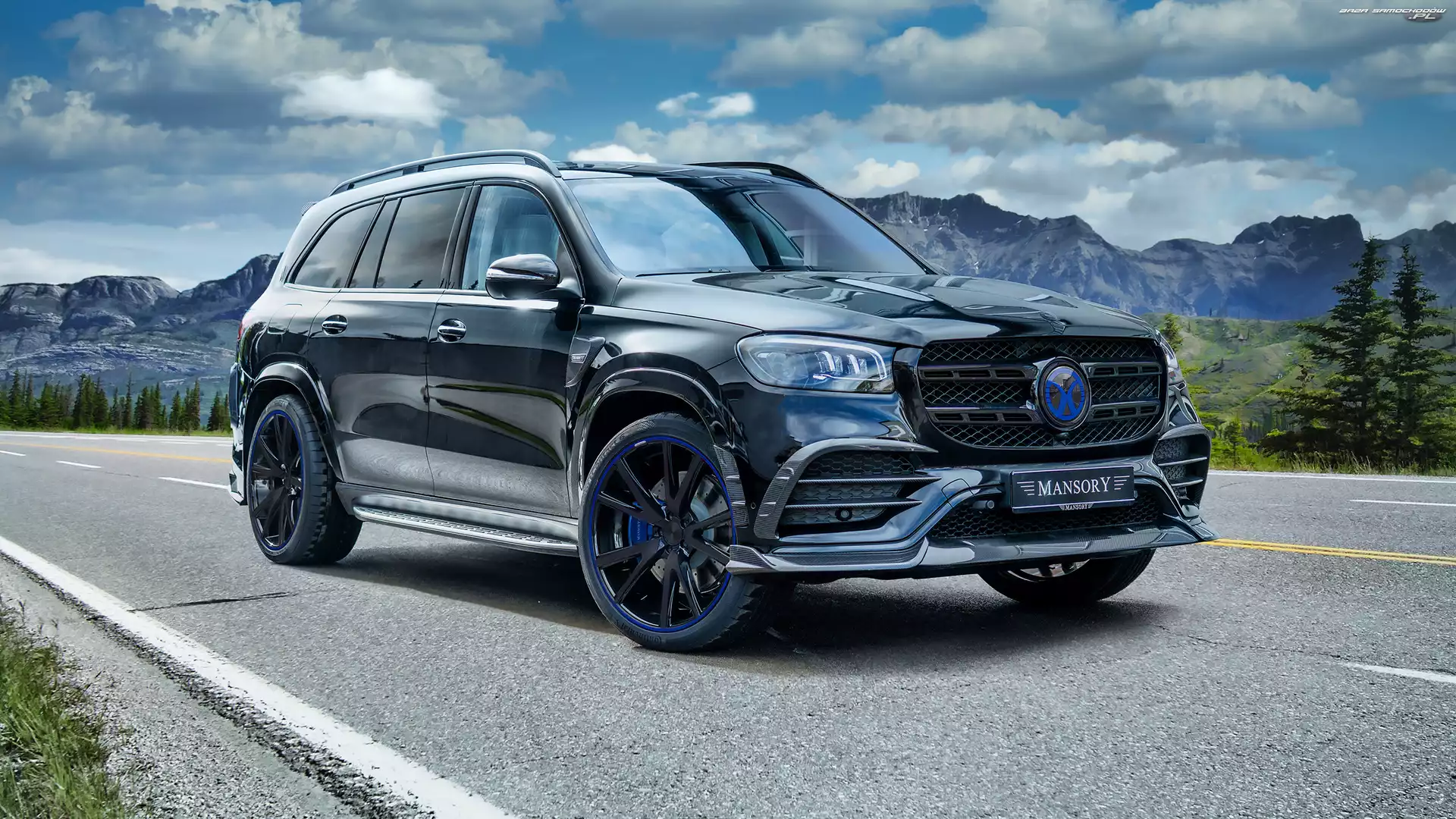 Czarny, Mercedes-Benz GLS, Mansory