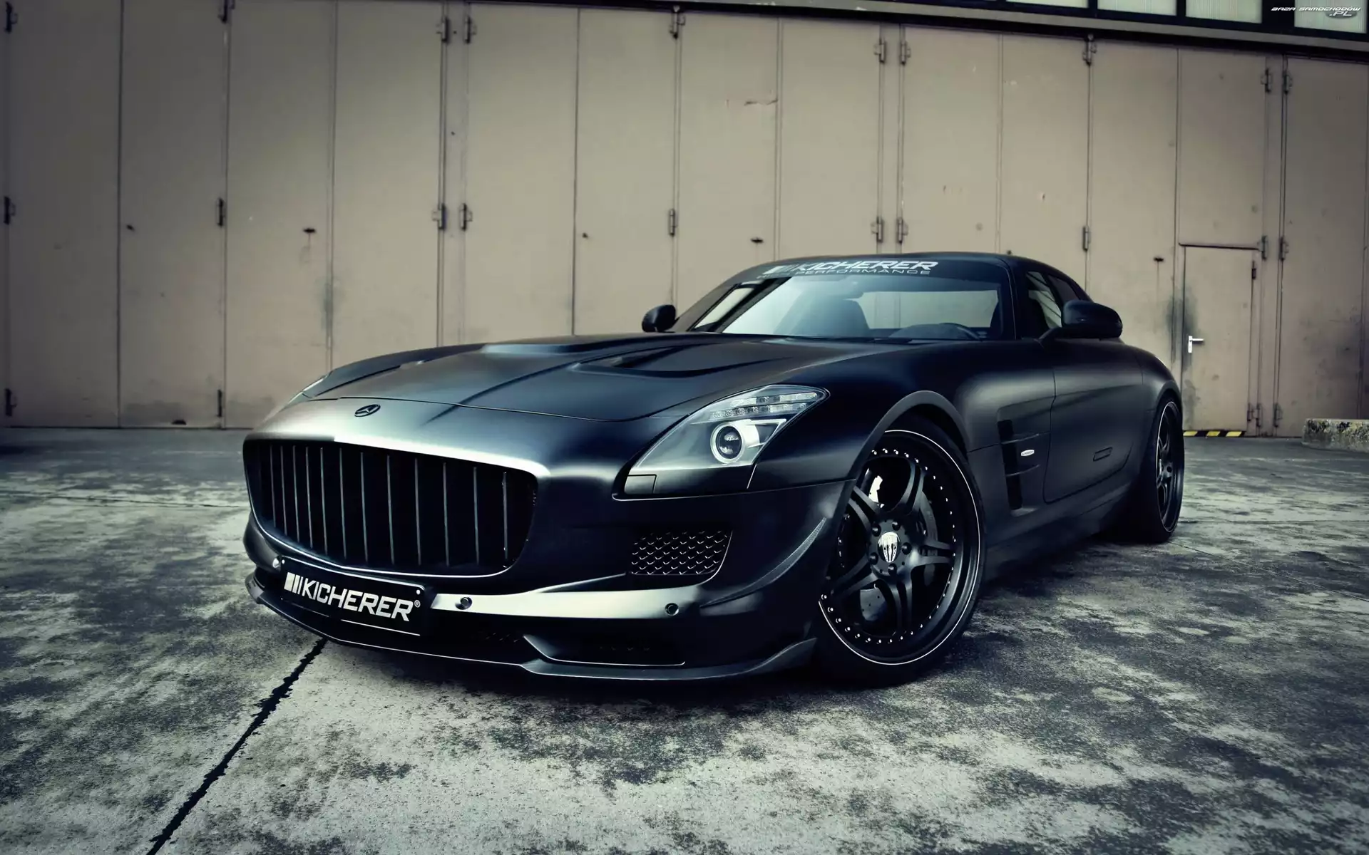 Mercedes, Tuningowany, 63AMG, SLS, Kicherer, Benz