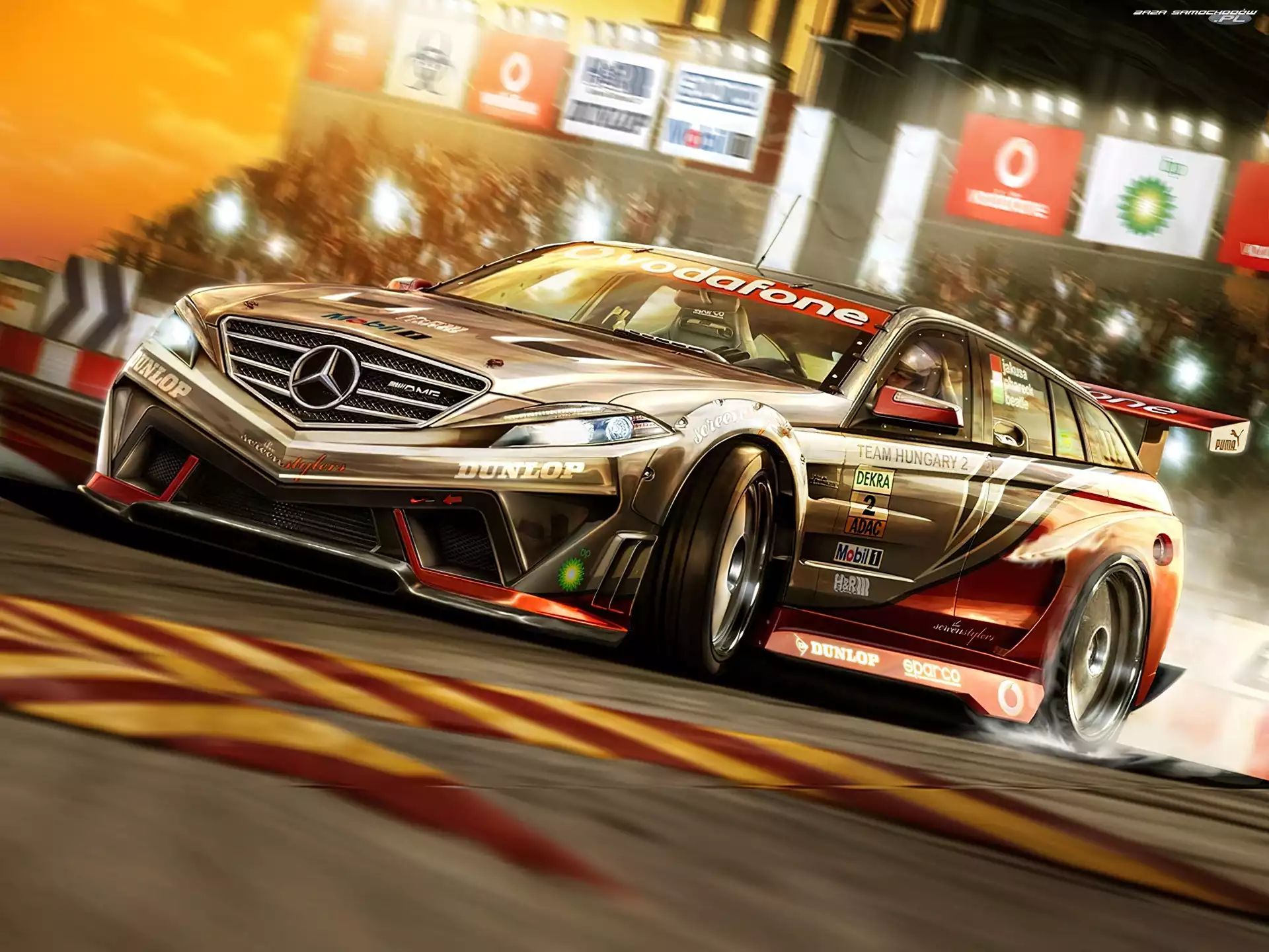 Rajd, Mercedes, Tor