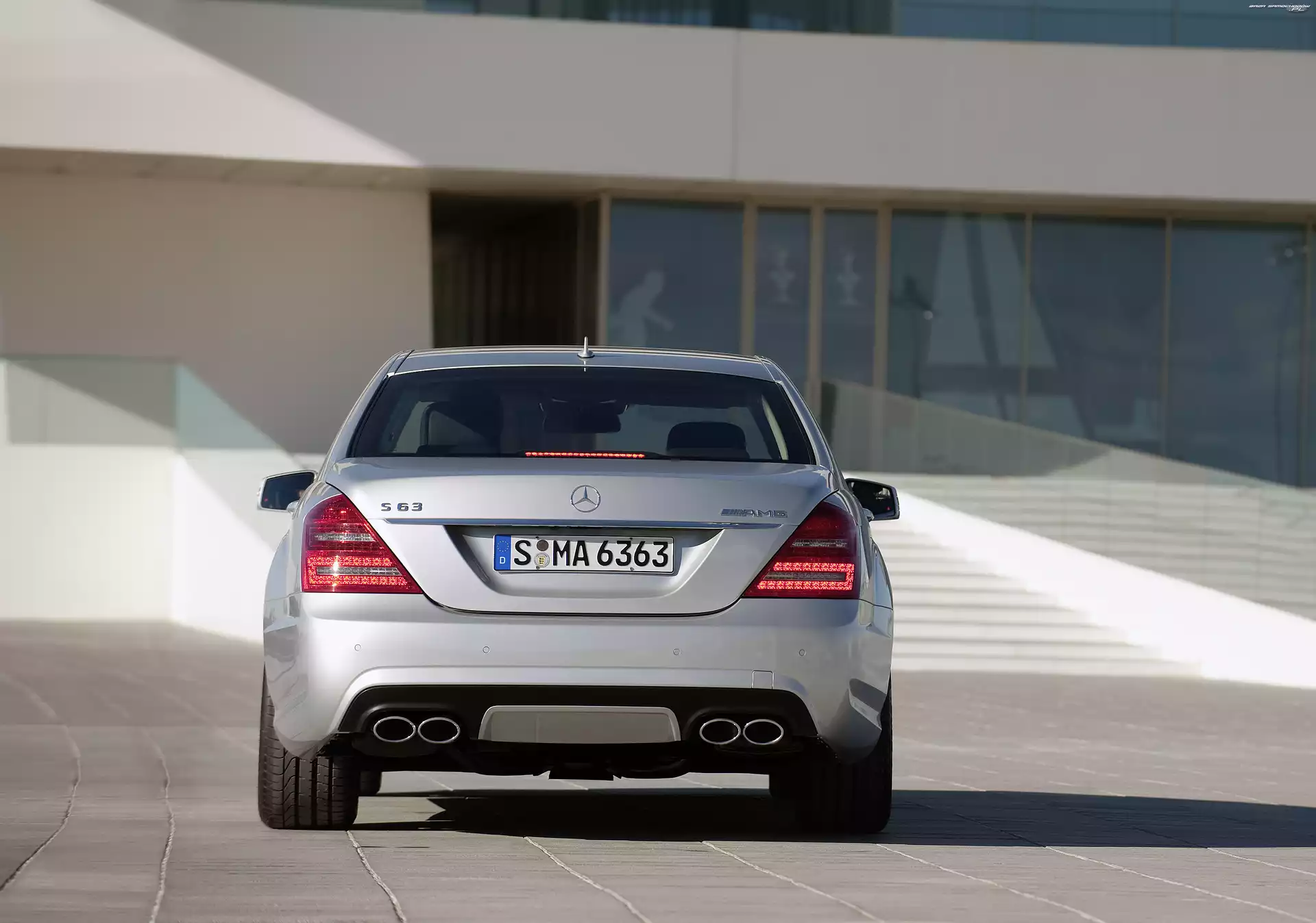 Mercedes Benz S65, Bagażnik, Tył, AMG