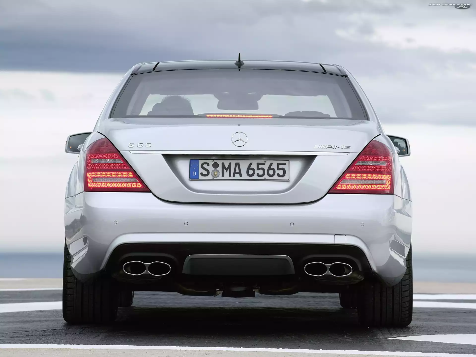 Mercedes Benz S65, Diodowe, Tył, Lampy