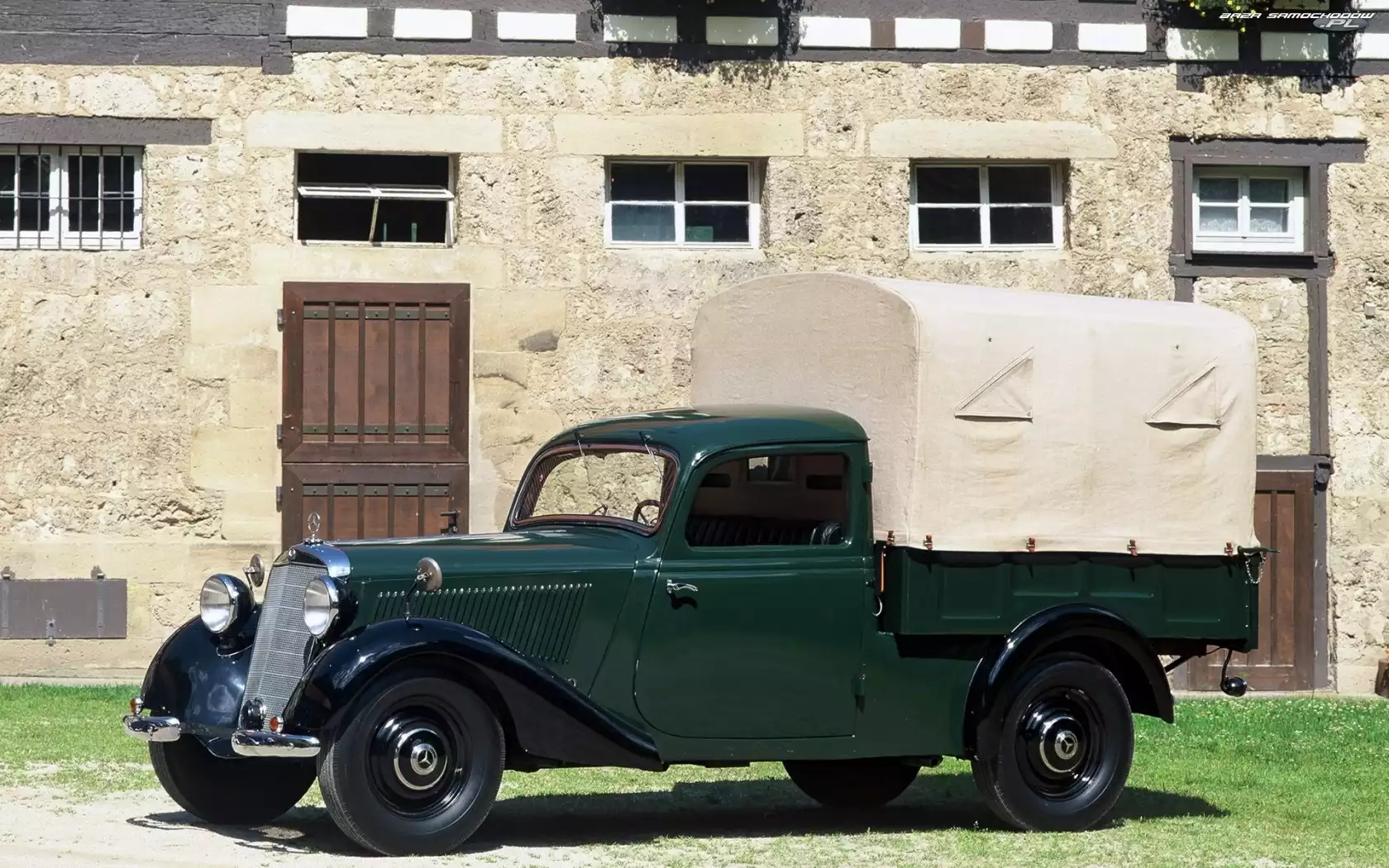 Mercedes, Pickup, Zabytkowy, Benz