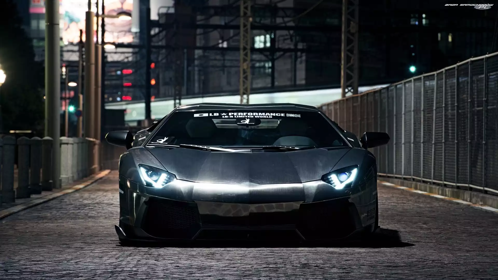Metalik, Szare, Lamborghini Aventador