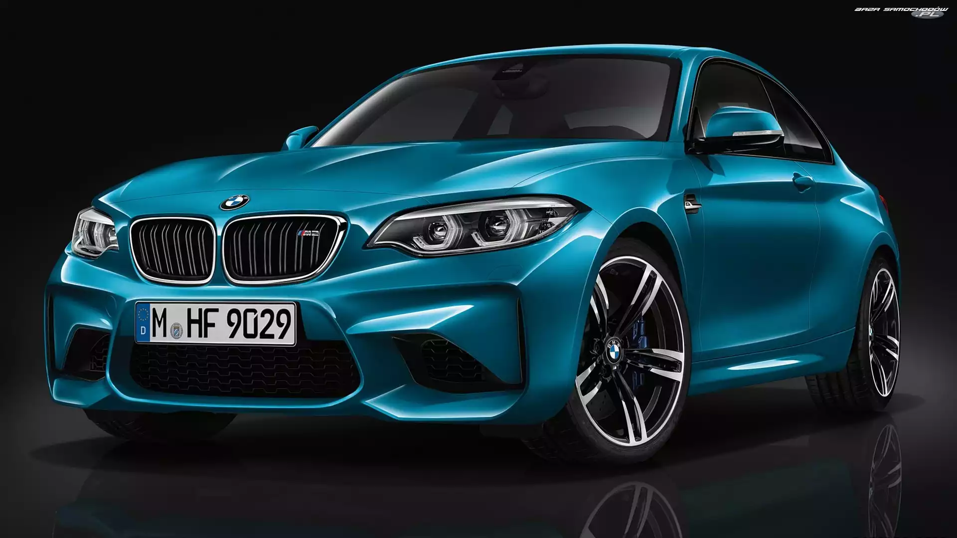2016, Niebieskie, BMW M2 Coupe Long Beach Blue Metallic