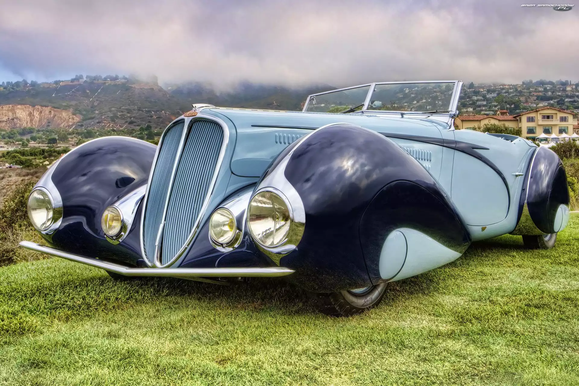 Miasto, Delahaye 135M, Góry