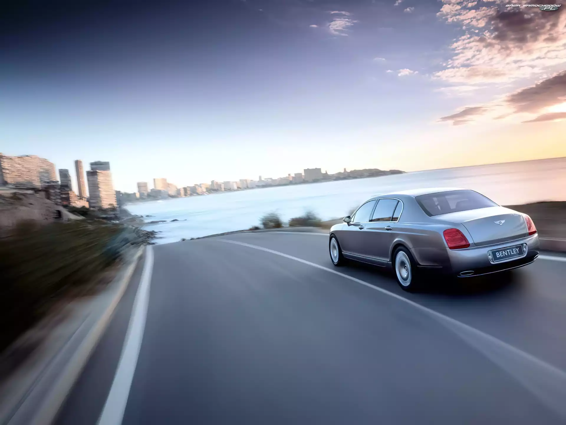 Miasto, Tył, Bentley Continental