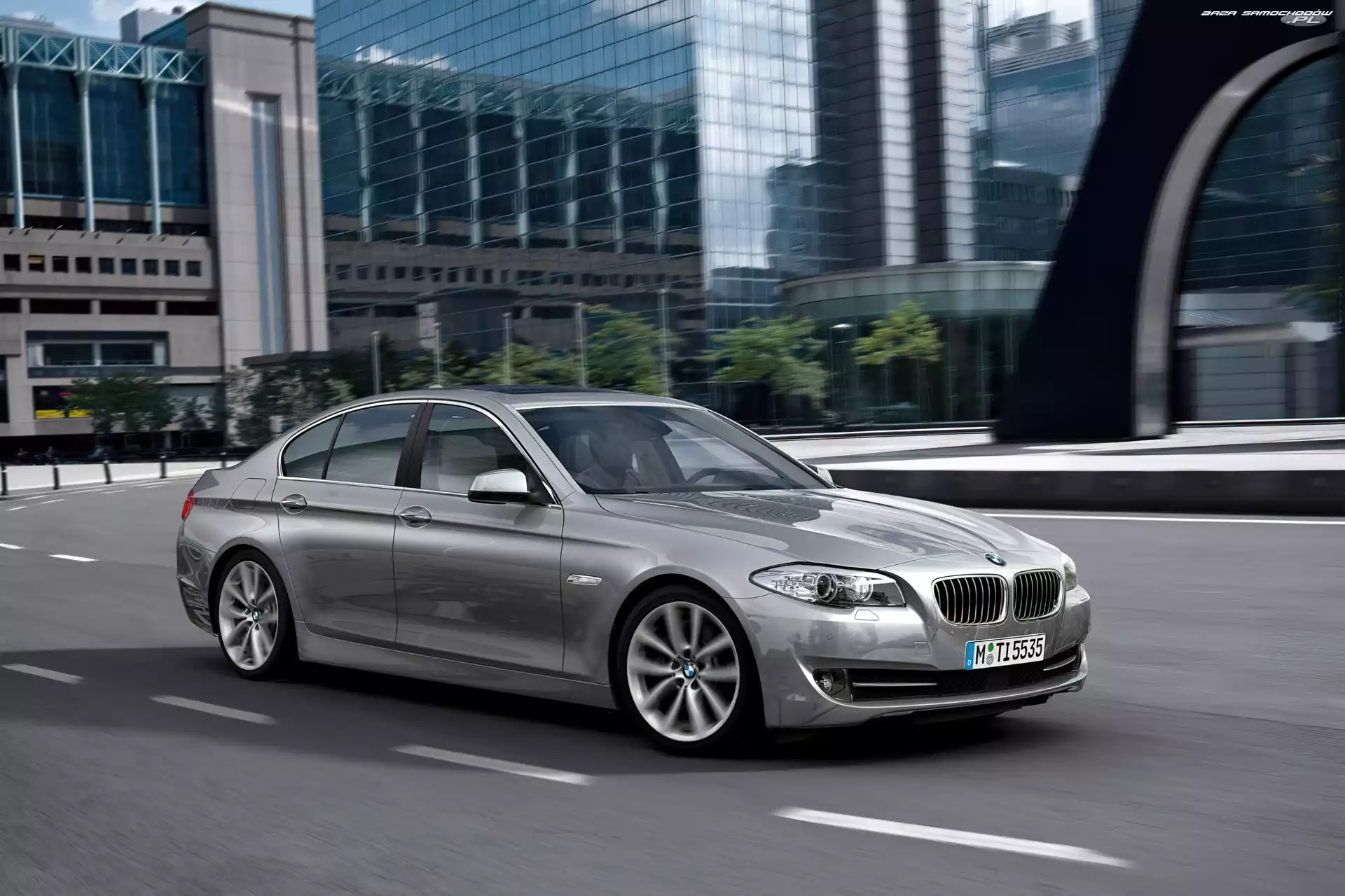Prawy, Bok, Miasto, BMW seria 5 F10