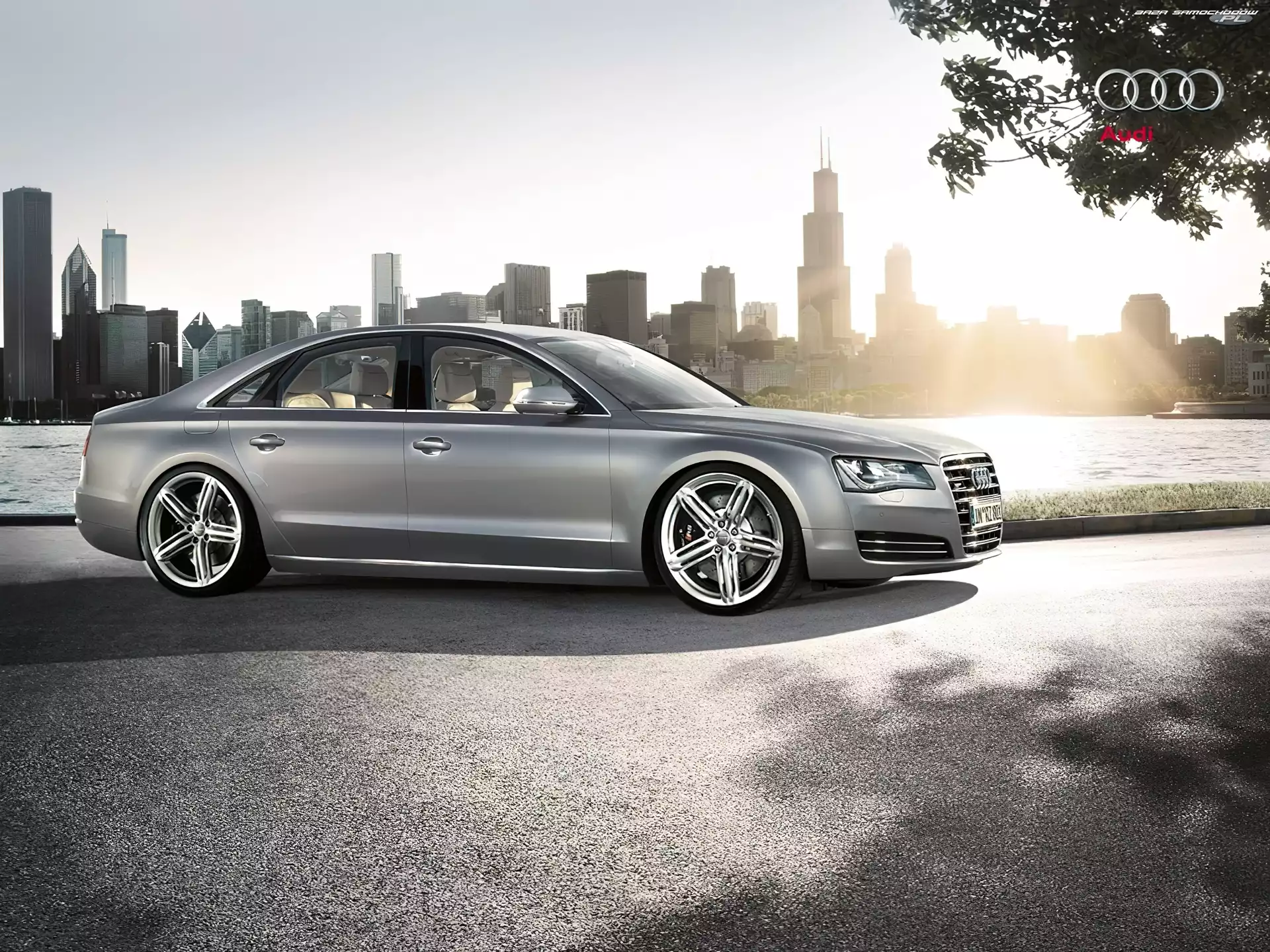 Miasto, Audi A8 D4, Alufelgi