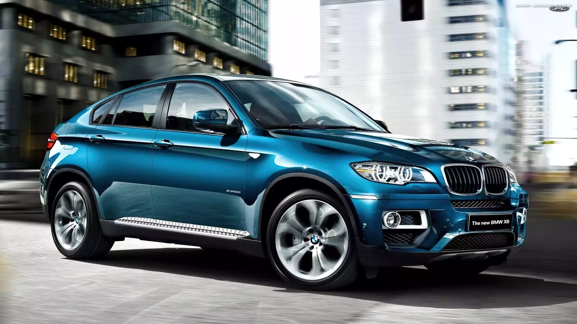 Miasto, Bmw X6, Budynki