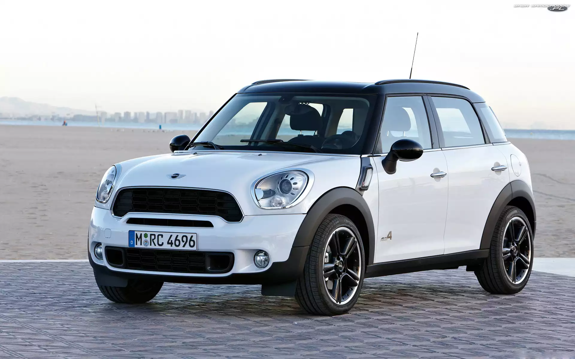 Biały, Mini Cooper
