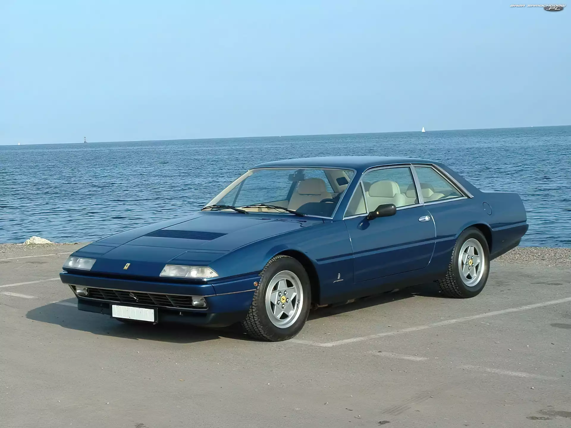 Morze, Niebieskie, Ferrari 412
