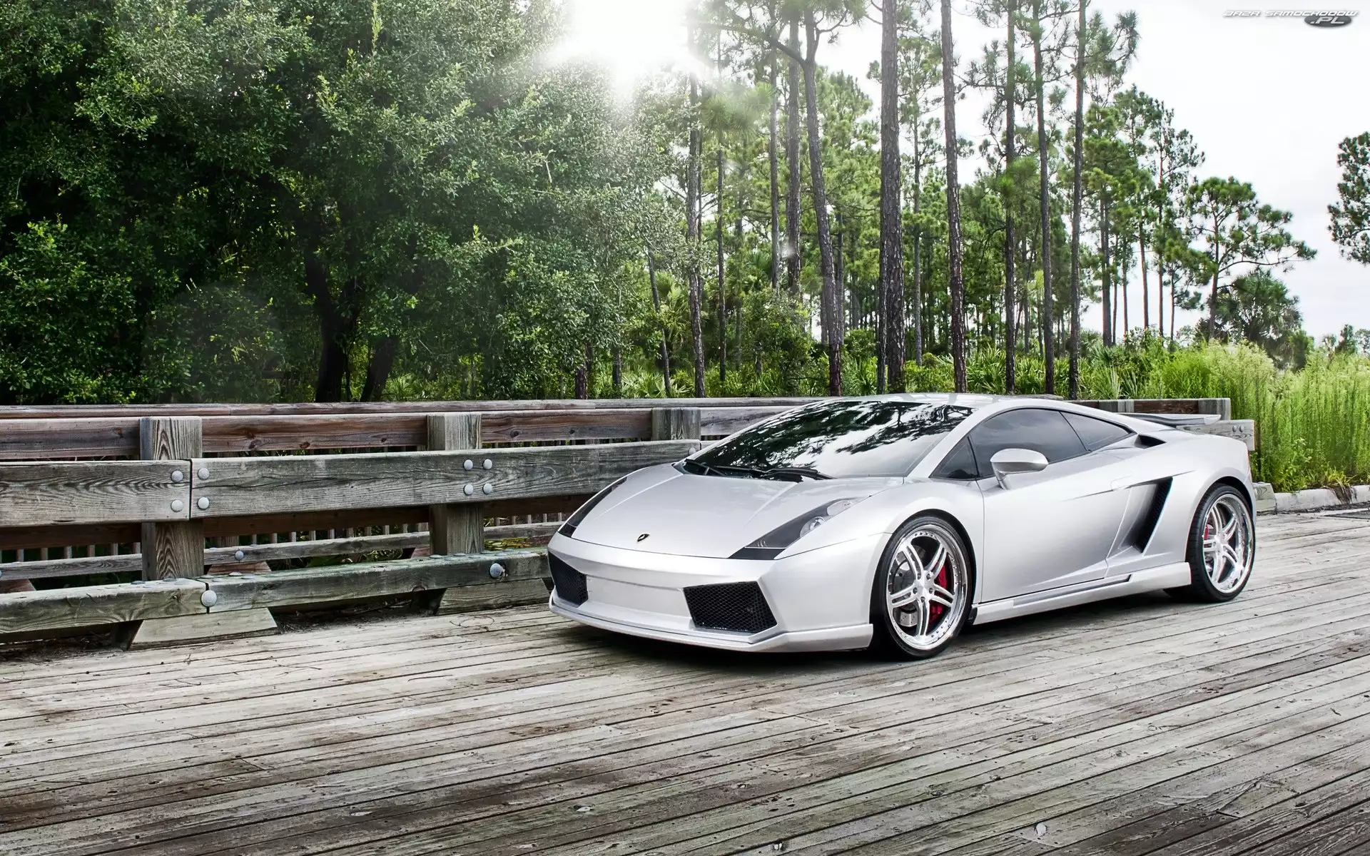 Most, Lamborghini Gallardo, Zieleń