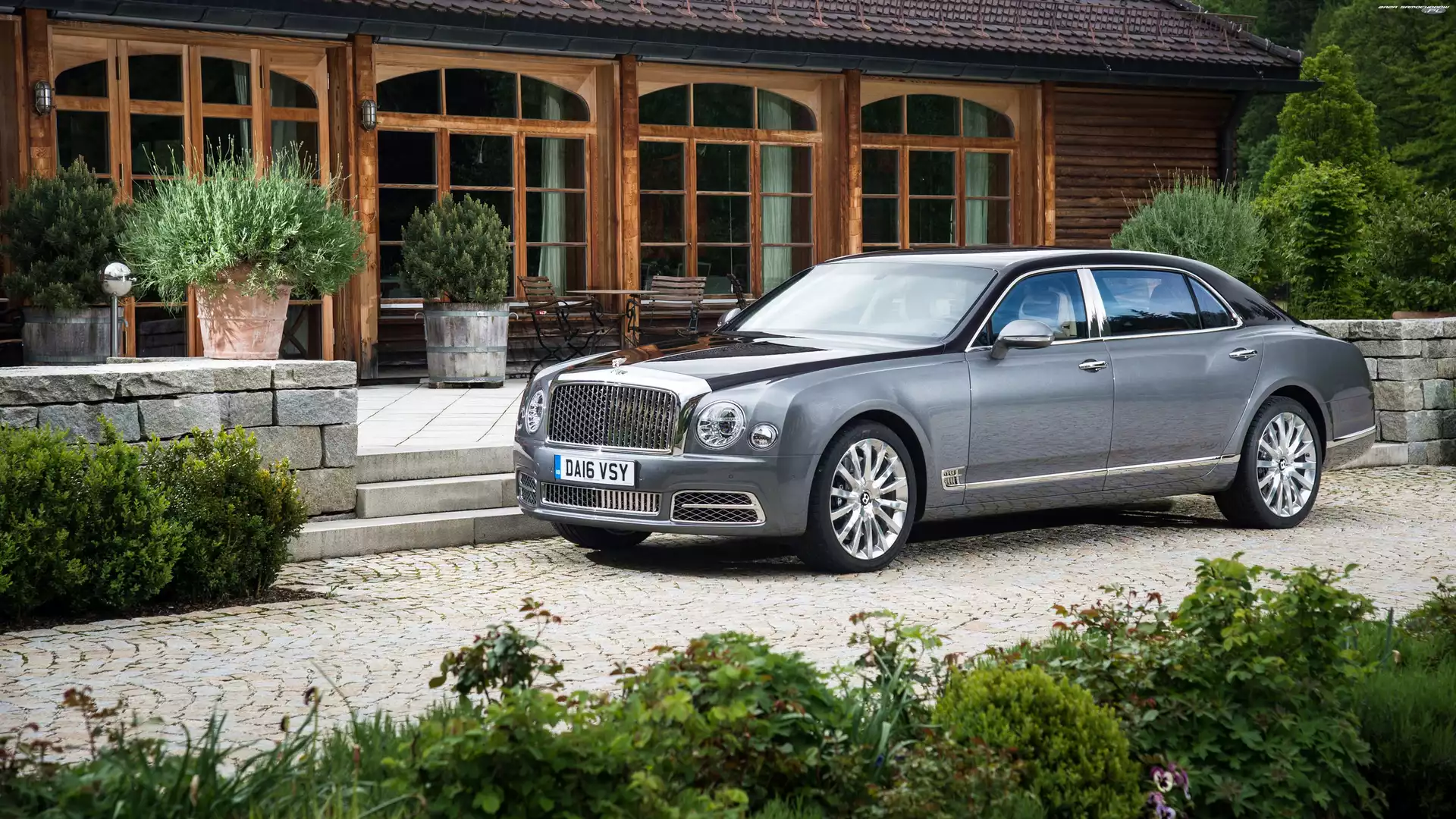Bentley Mulsanne Extended Wheelbase, Dom, Srebrny, 2017