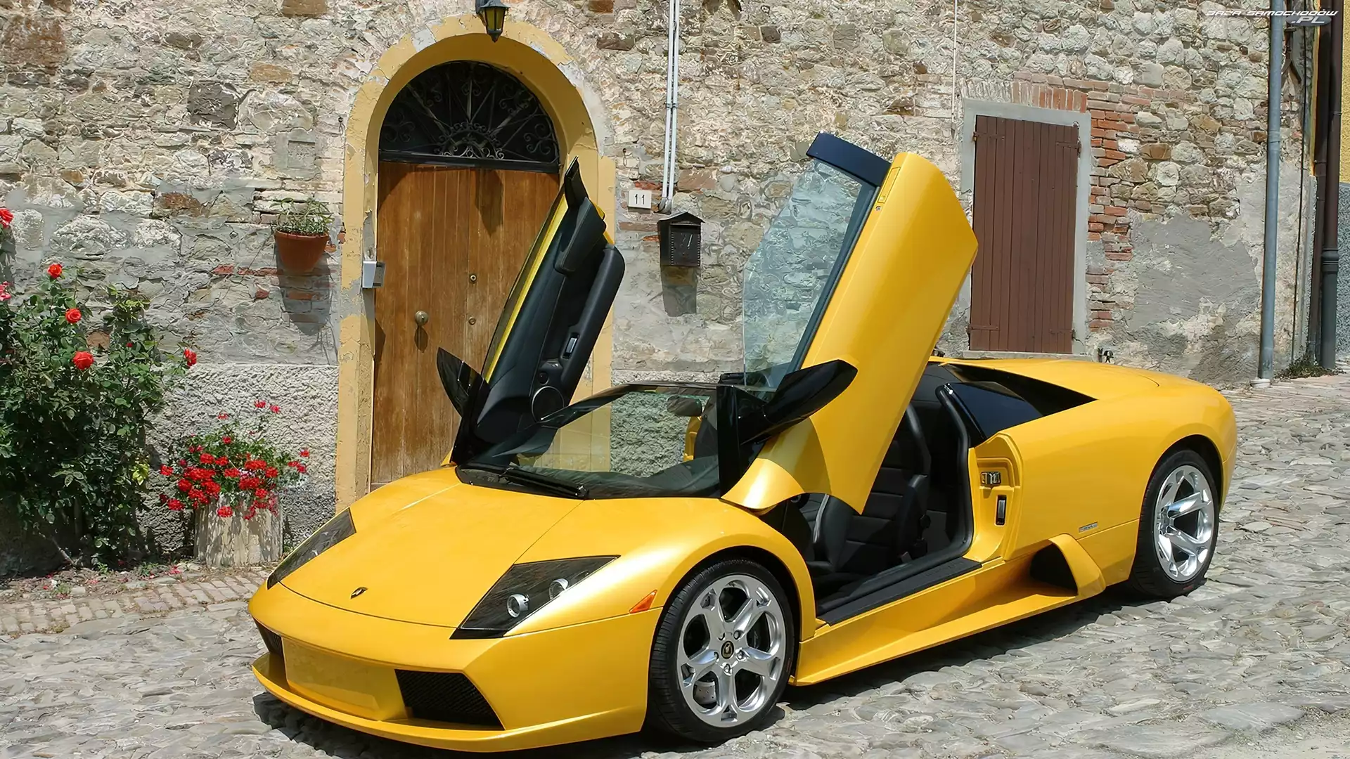 Lamborghini, Murcielago, Drzwi, Podniesione