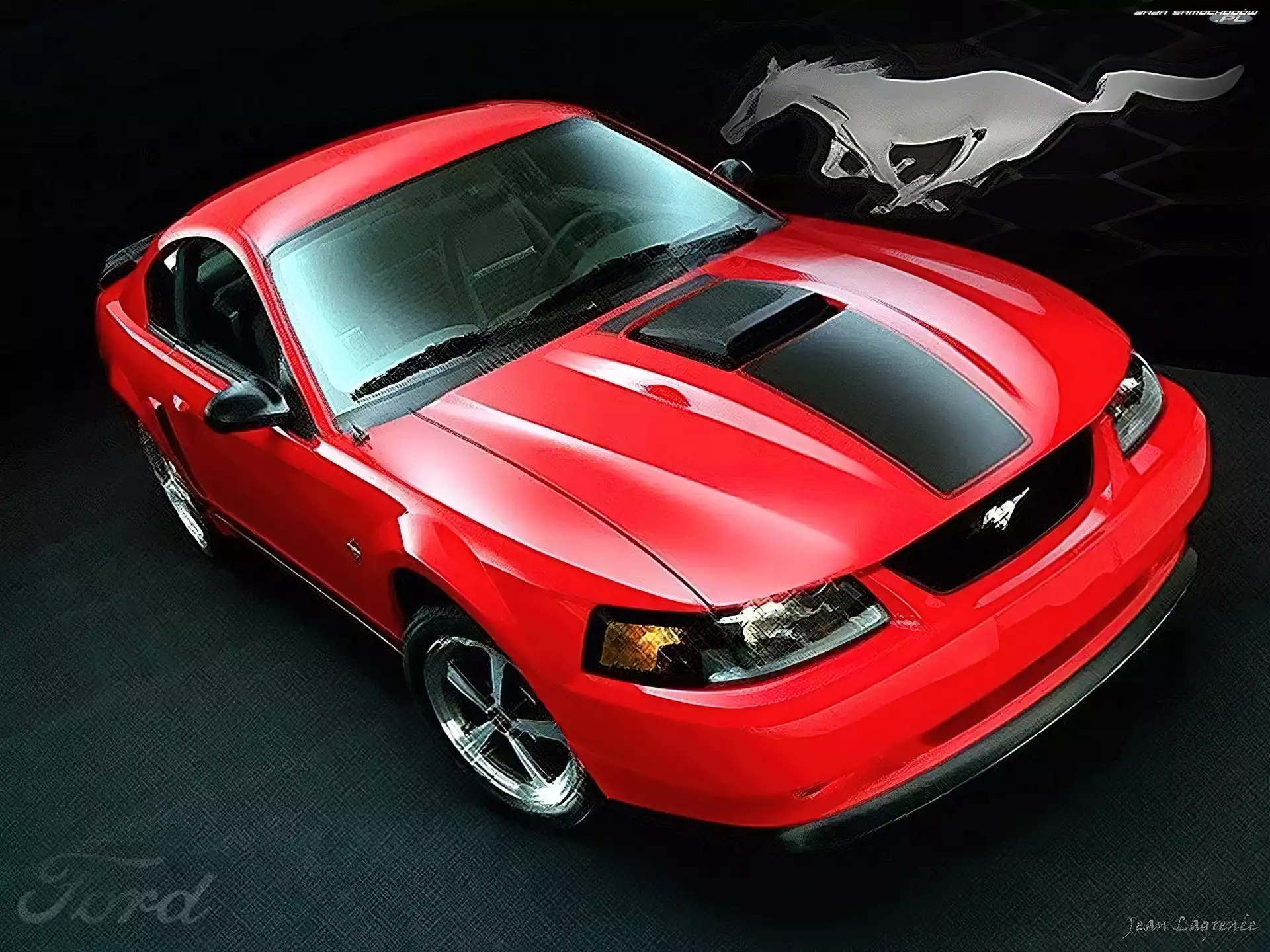 Grafika, Ford Mustang