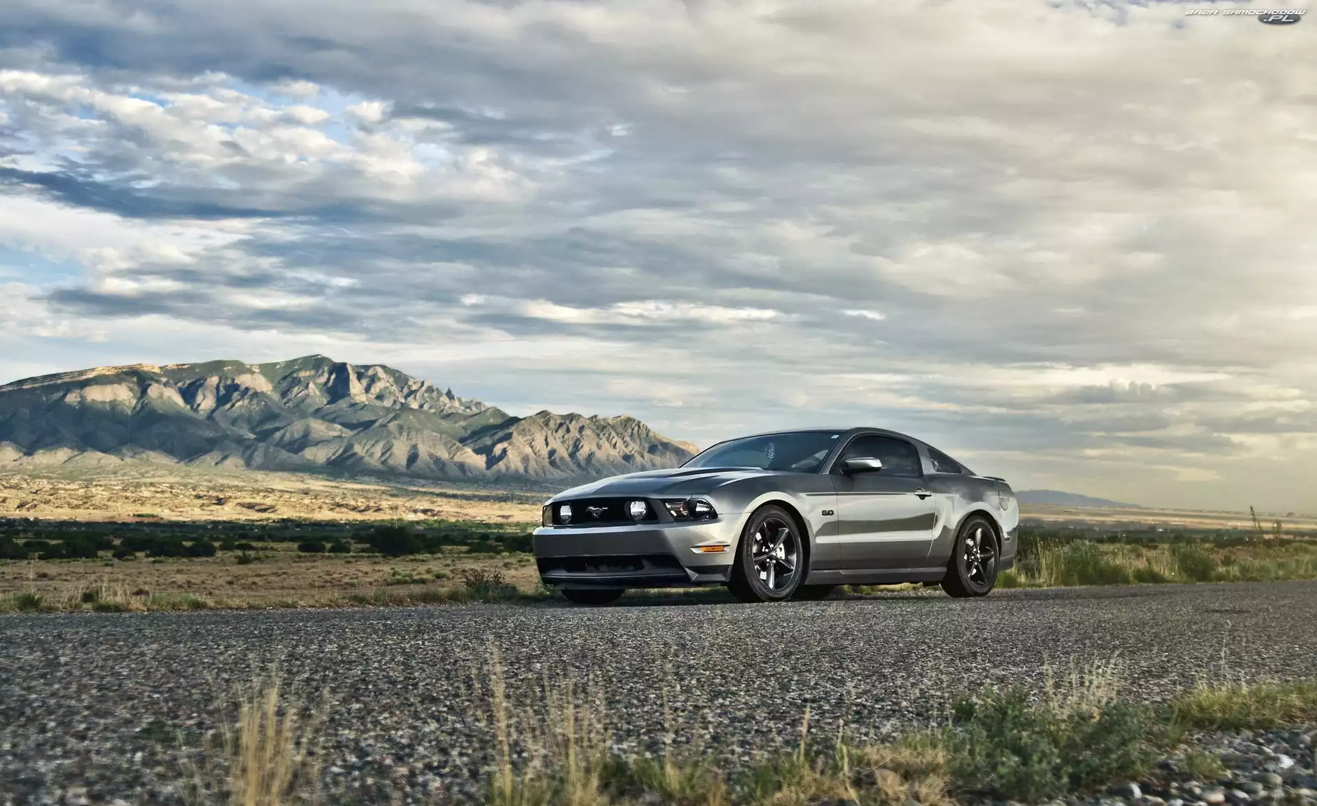Mustang, Pustynia, Ford, Droga