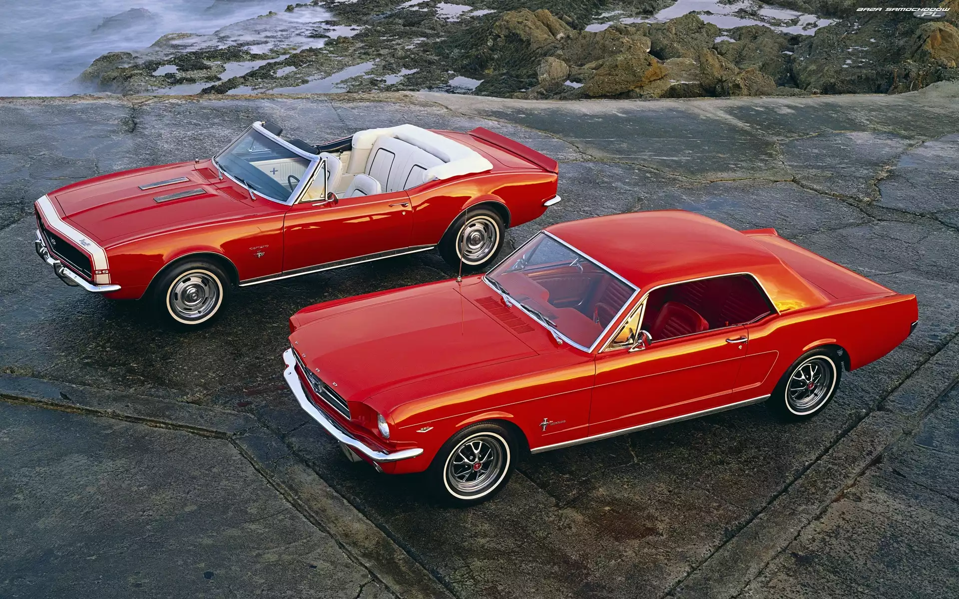 Mustang, Ford, Chevrolet, Zabytkowe, Camaro