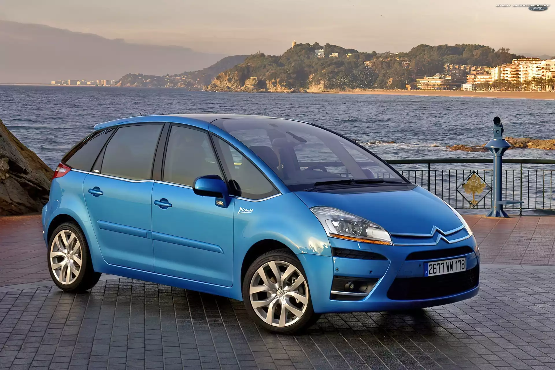 Nabrzeże, Niebieski, Citroen C4 Picasso