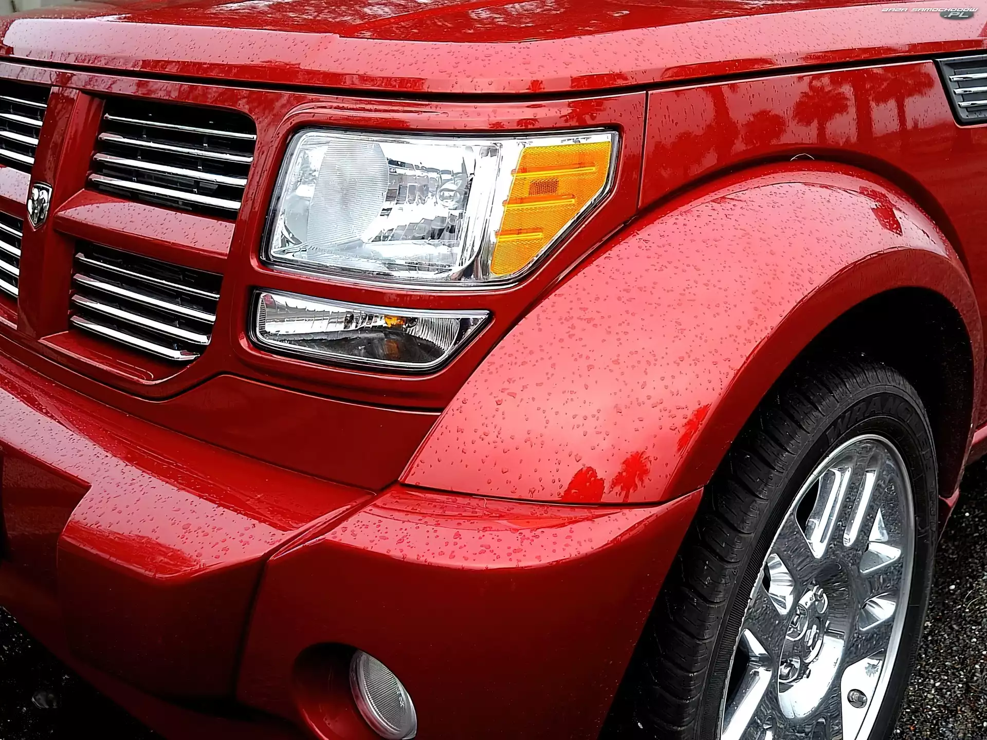 Dodge Nitro, Nadkole, Deszczu, Krople