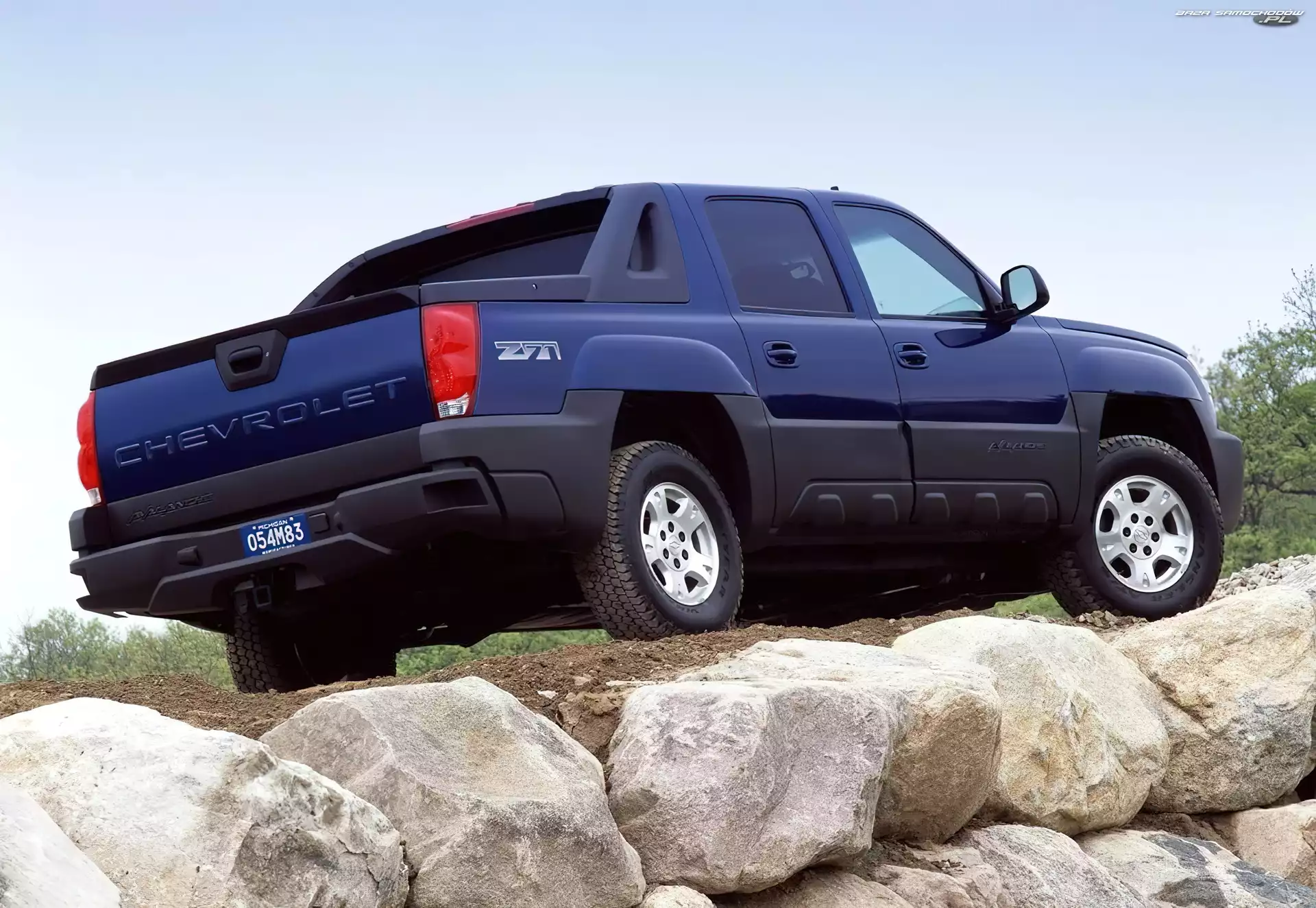 Napęd, Skały, Chevrolet Avalanche, 4x4